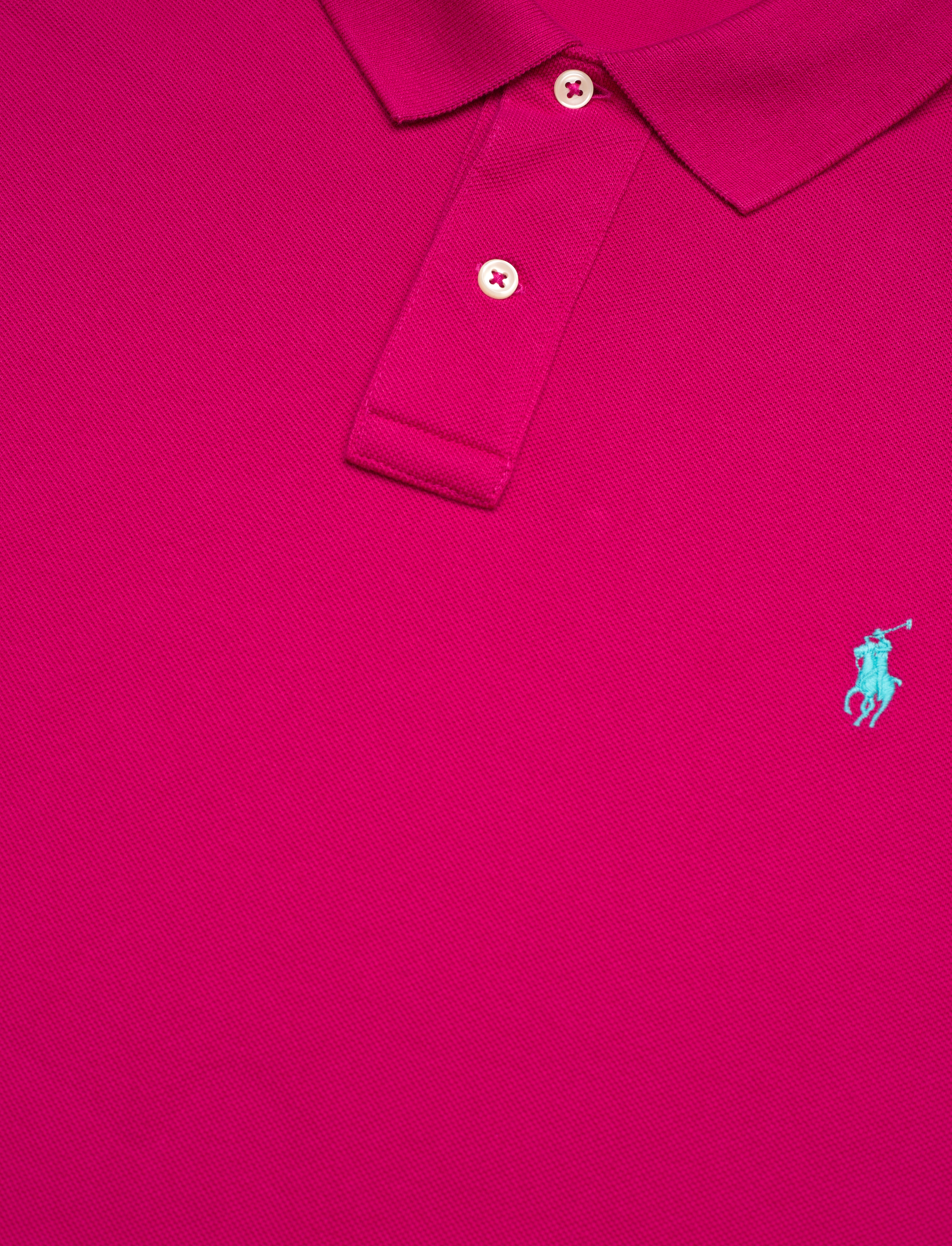 Polo Ralph Lauren - The Iconic Custom Slim Fit Mesh Polo - kortärmade pikéer - pink sky/c6315 - 2