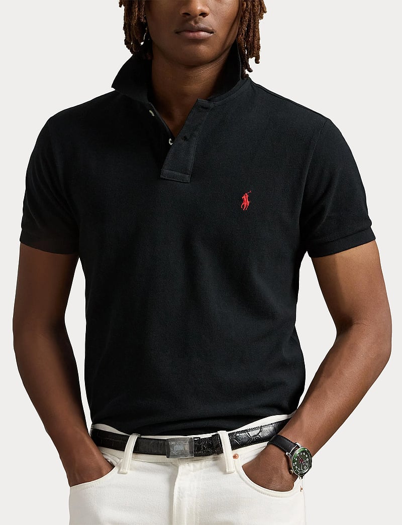 Polo Ralph Lauren - The Iconic Mesh Polo Shirt - kortärmade pikéer - polo black/c3870 - 5