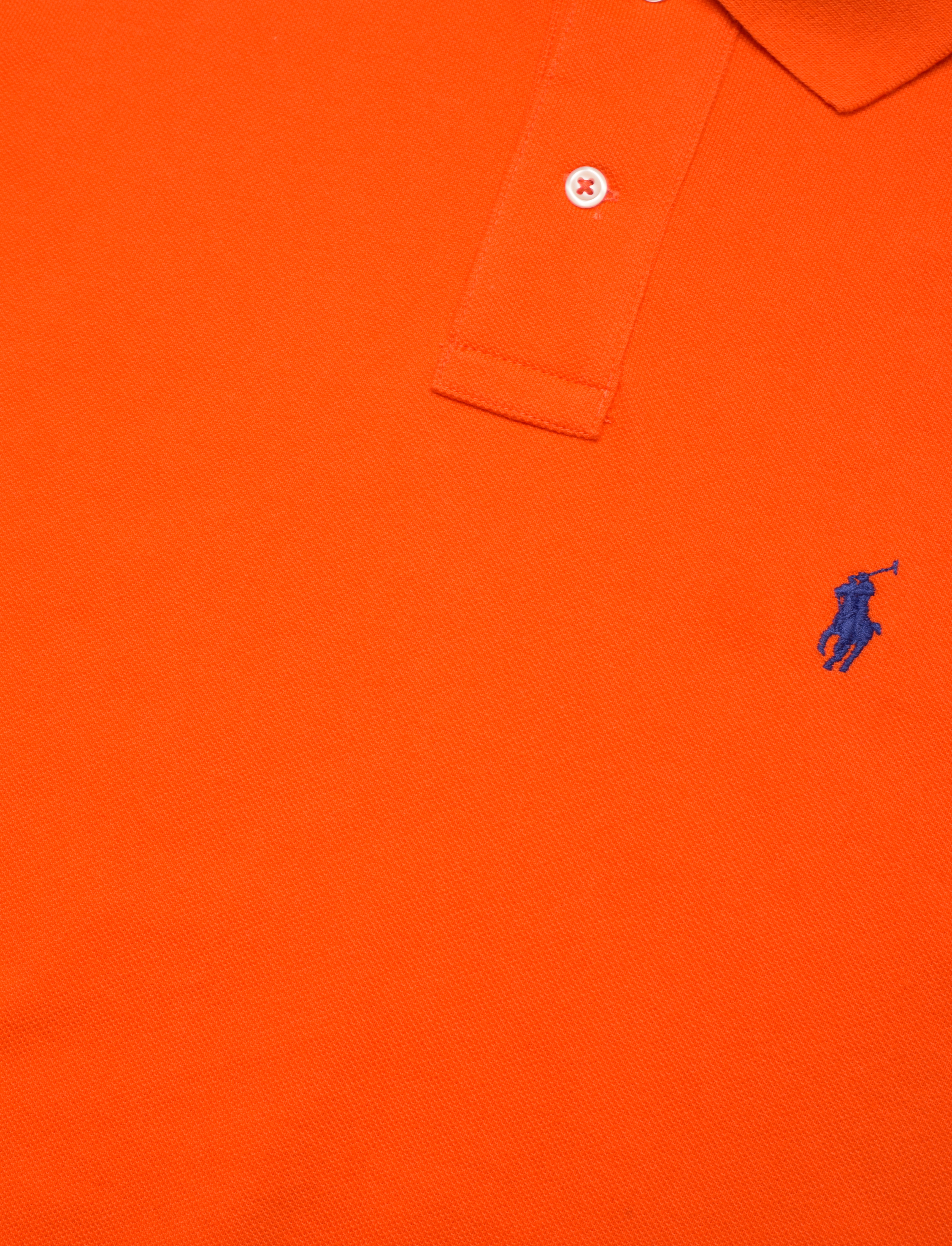 Polo Ralph Lauren - BASIC MESH-SSL-KNT - polo shirts - sailing orange/c7 - 3