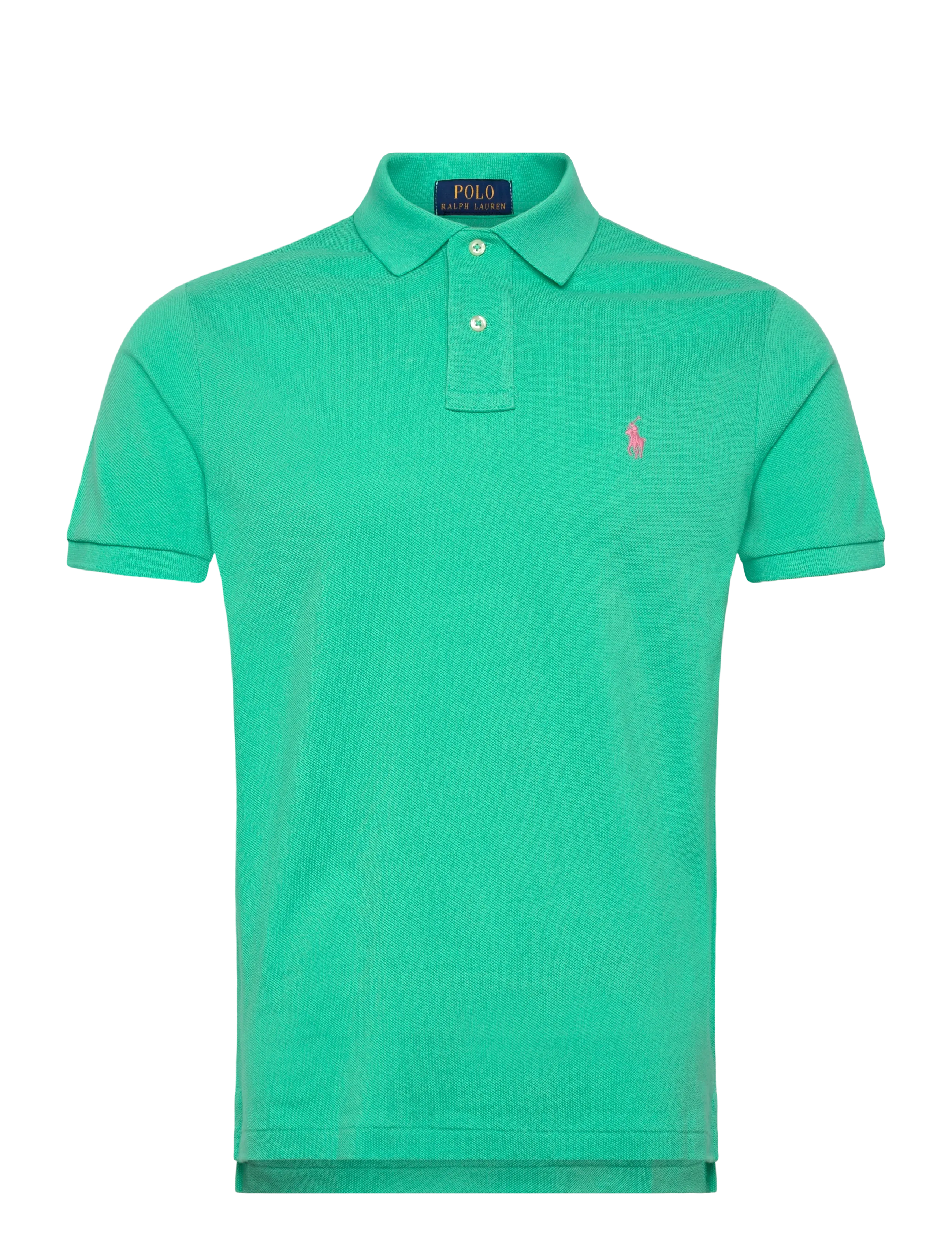 Polo Ralph Lauren BASIC MESH-SSL-KNT - Pikéer - SUNSET GREEN/C312 / green