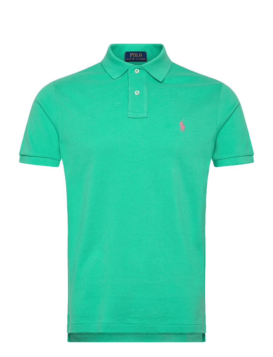 Polo Ralph Lauren - The Iconic Mesh Polo Shirt - kurzärmelig - sunset green/c312 - 0
