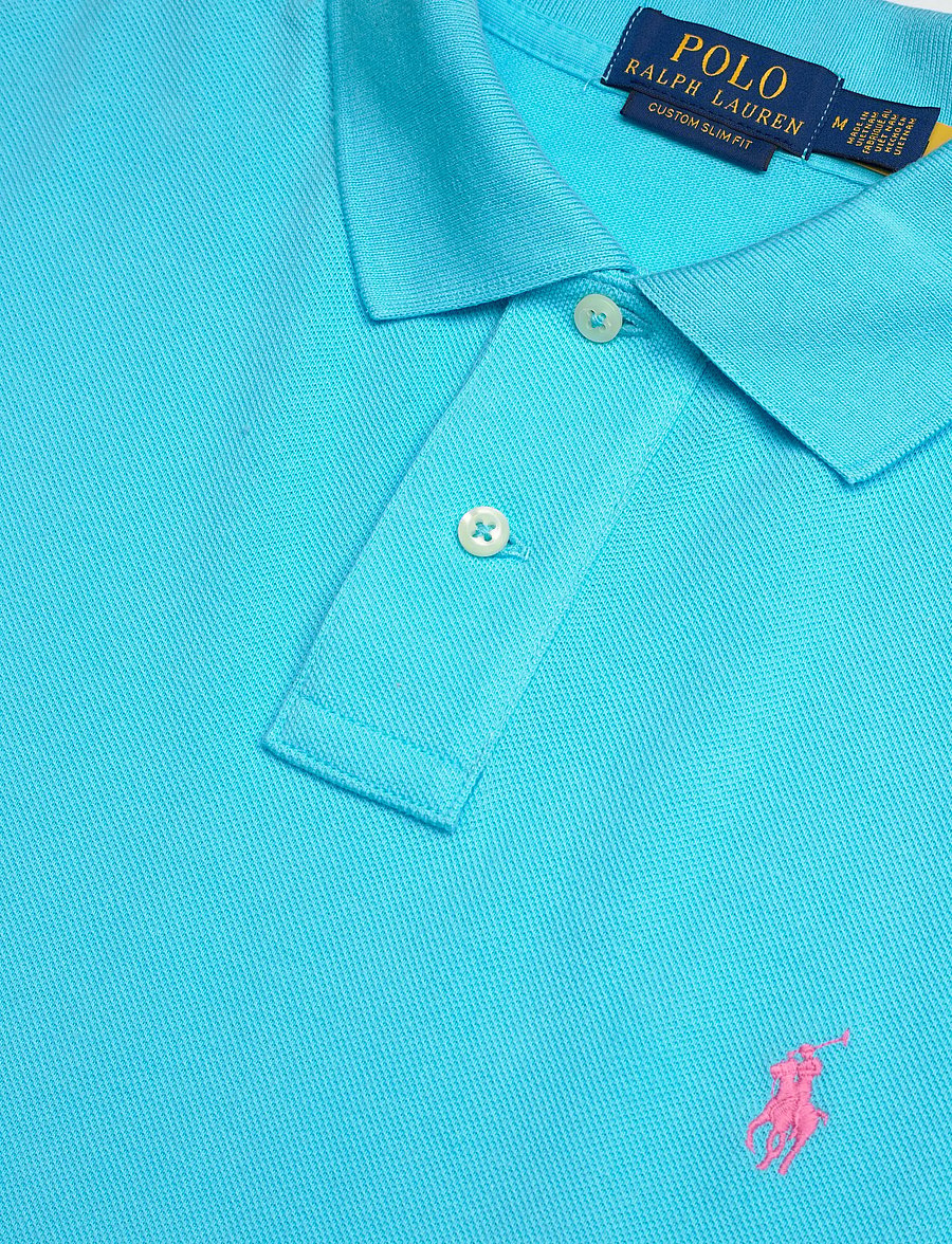 Polo Ralph Lauren - The Iconic Mesh Polo Shirt - kurzärmelig - turquoise nova/c3 - 2