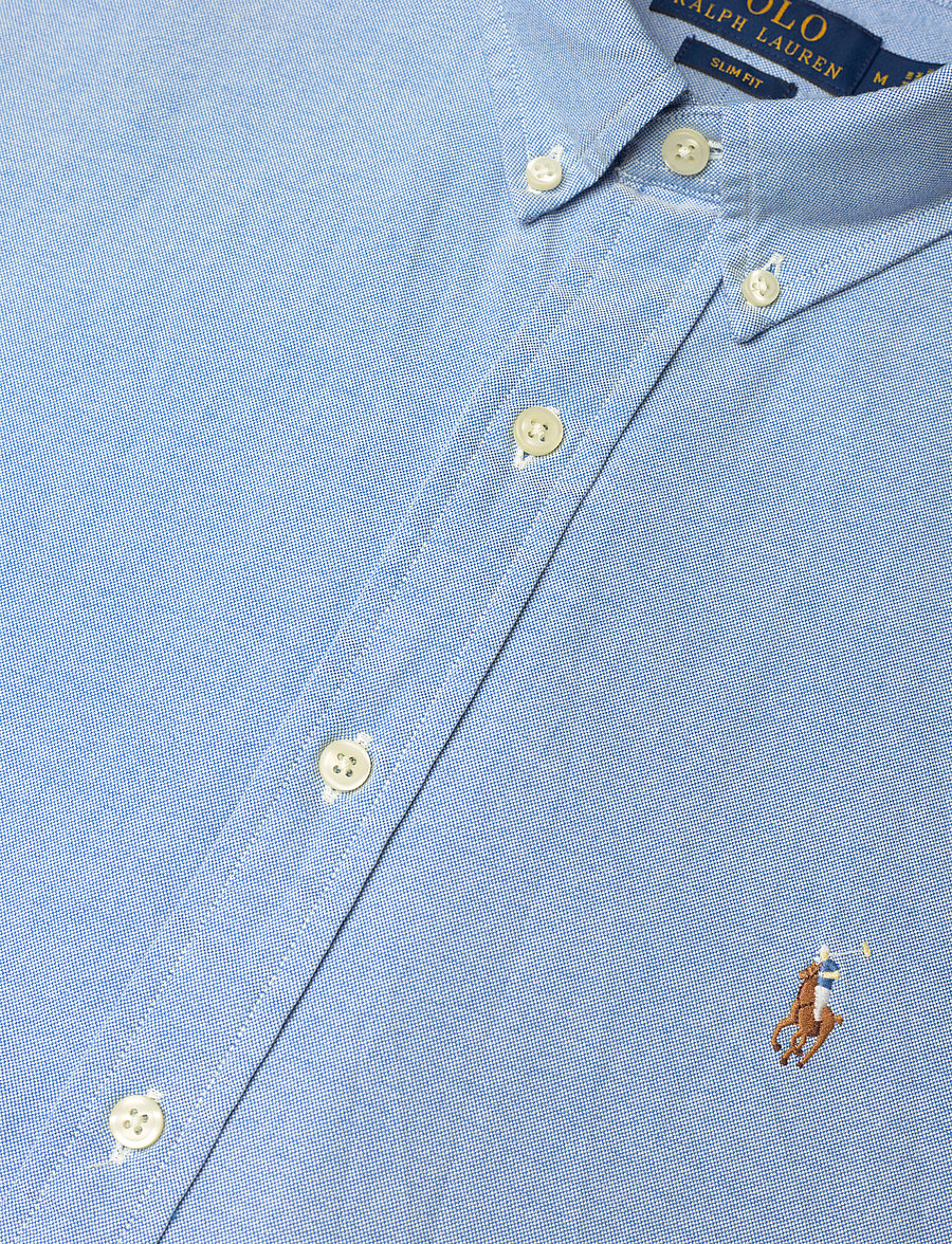Polo Ralph Lauren - Slim Fit Oxford Shirt - shoppa efter tillfälle - bsr blue - 4