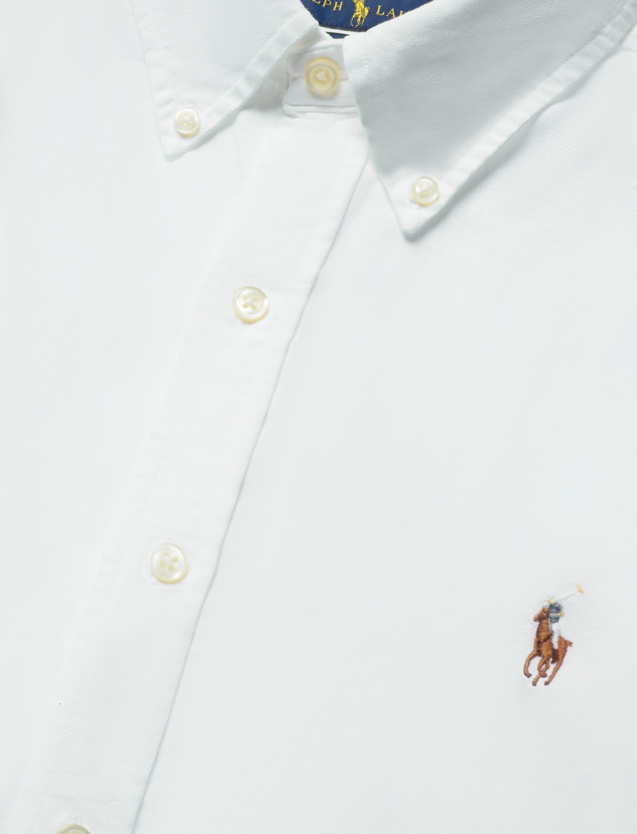 Polo Ralph Lauren - Slim Fit Oxford Shirt - bsr white - 4