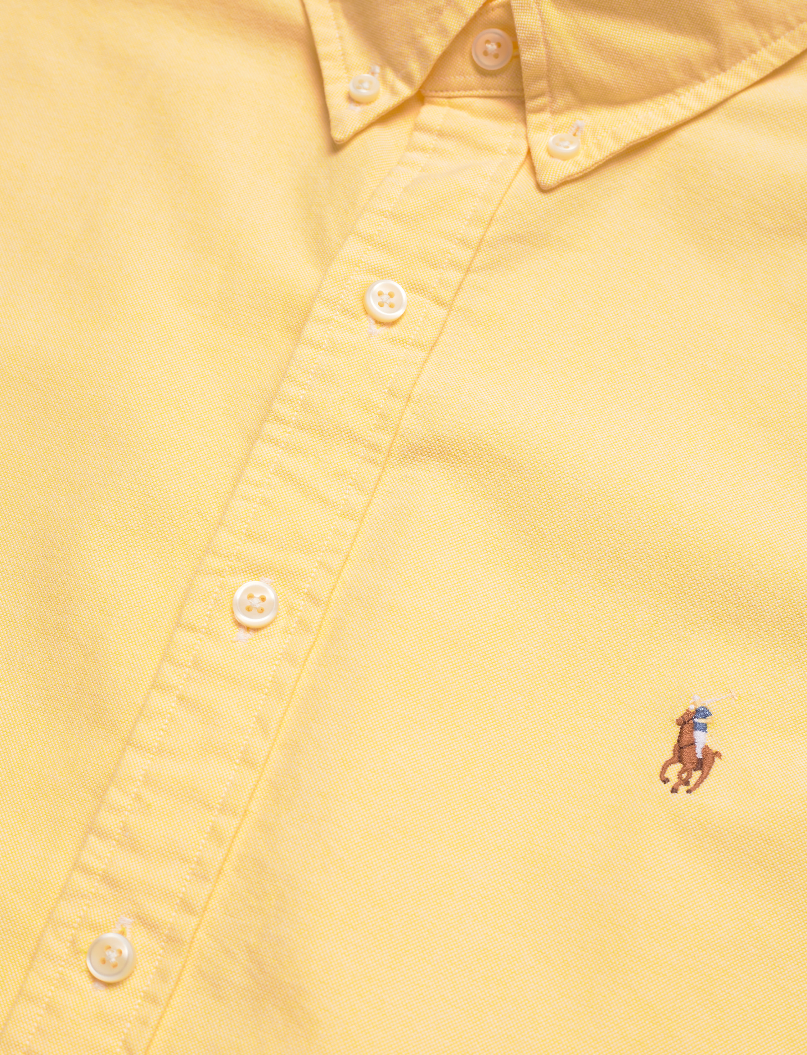 Polo Ralph Lauren - Slim Fit Oxford Shirt - yellow oxford - 4