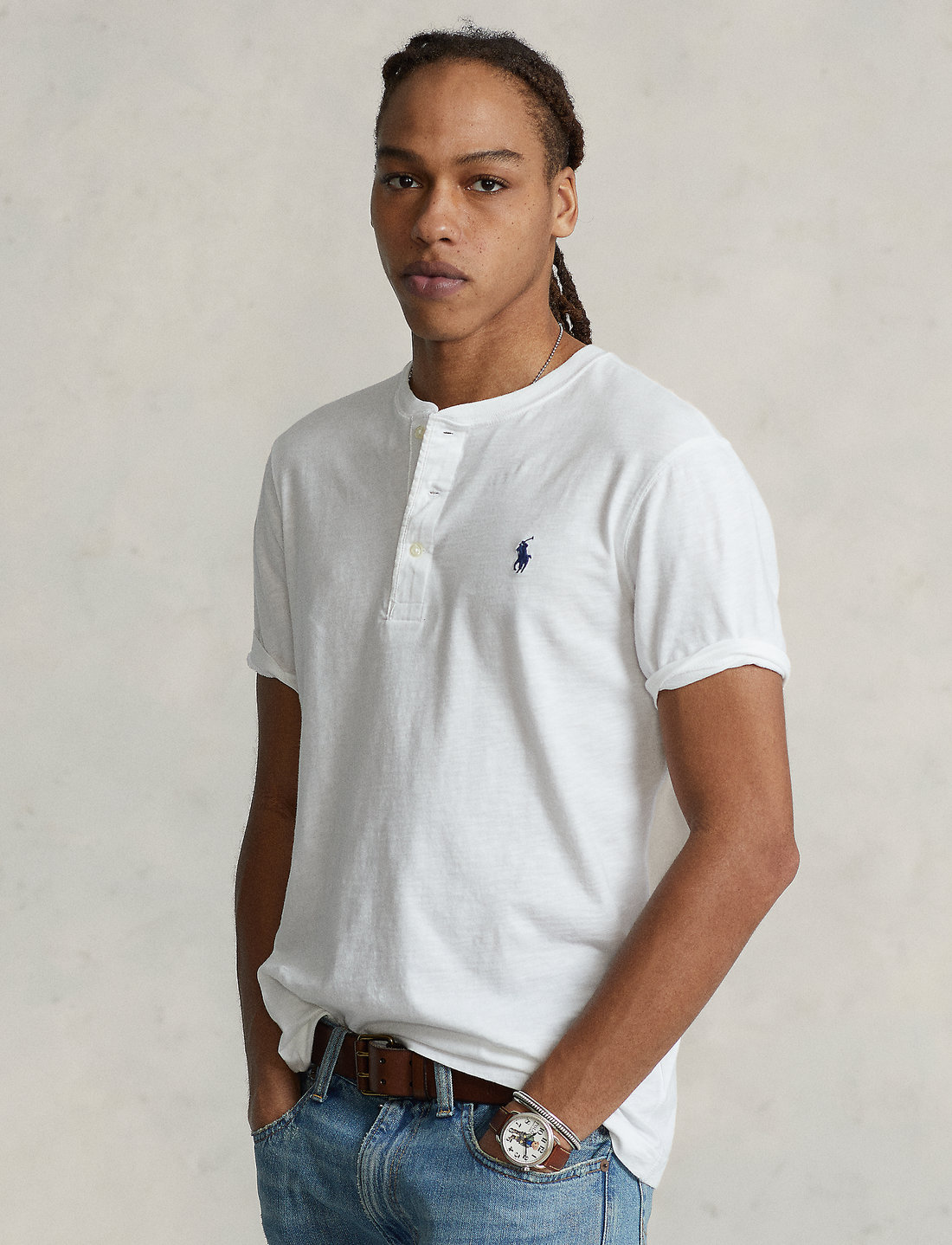 Polo ralph lauren henley top shirt