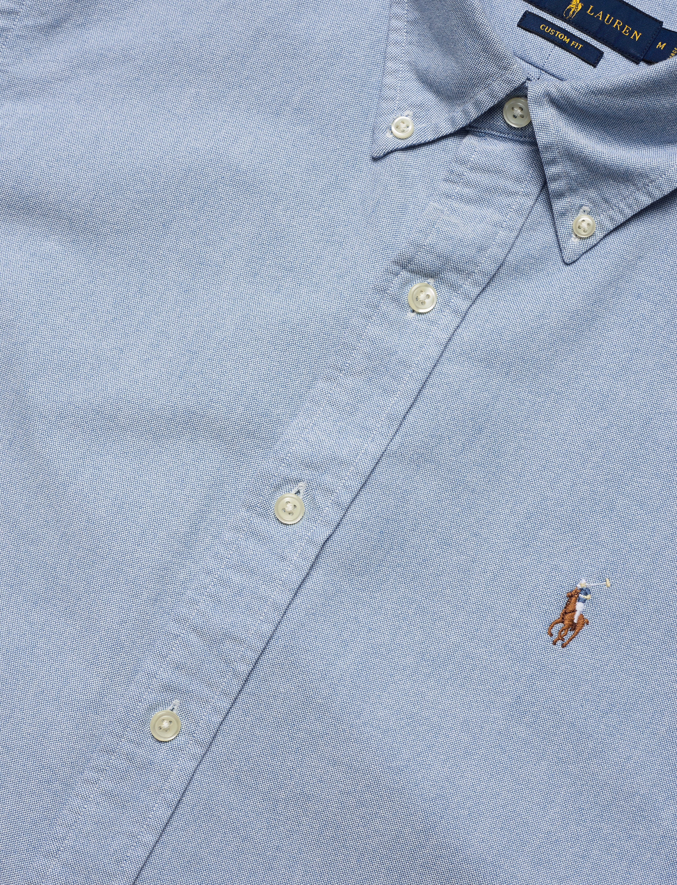 Polo Ralph Lauren - Custom Fit Striped Oxford Shirt - oxford-hemden - blue - 4