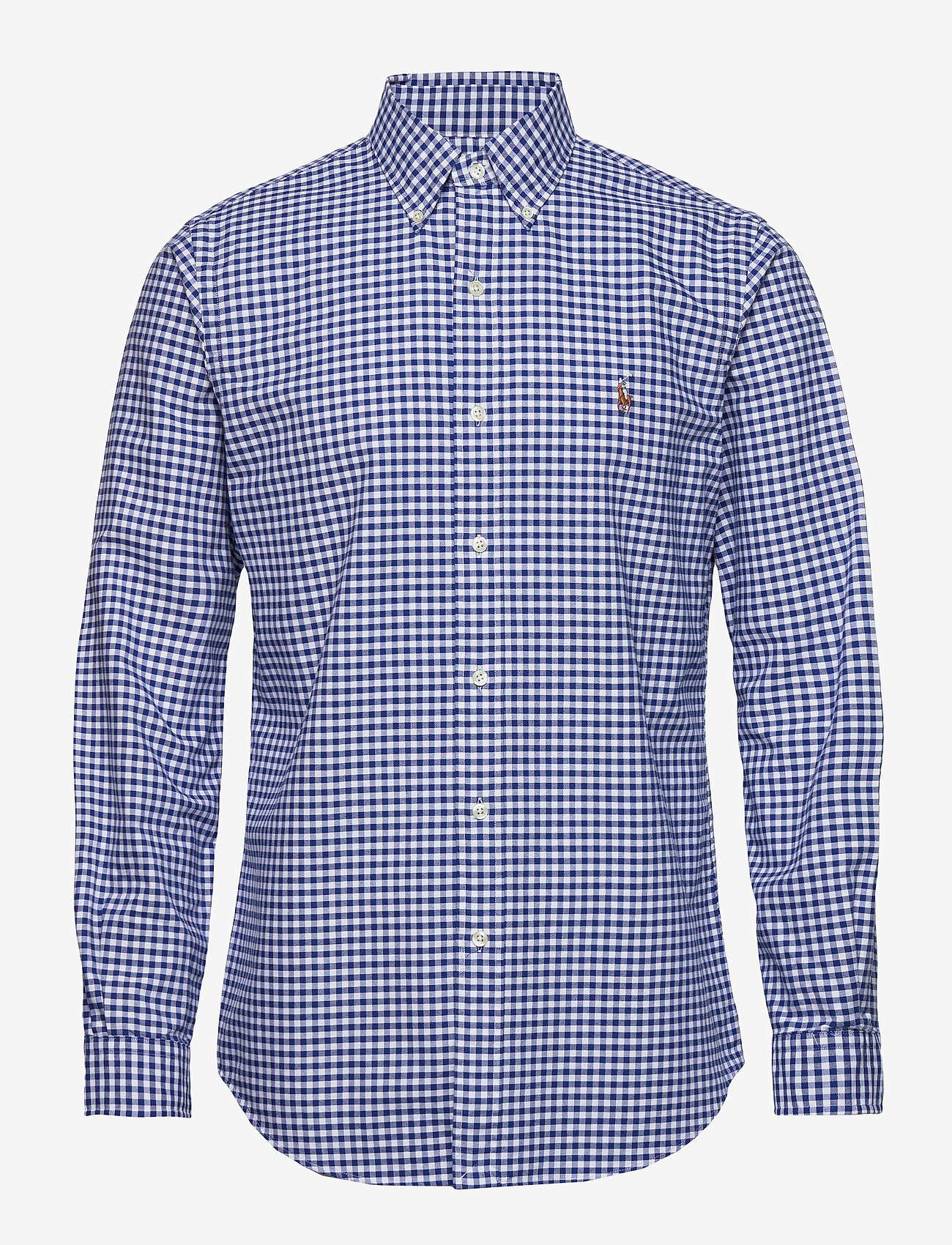 Polo Ralph Lauren - Custom Fit Oxford Shirt - basic skjortor - blue/white gingha - 0