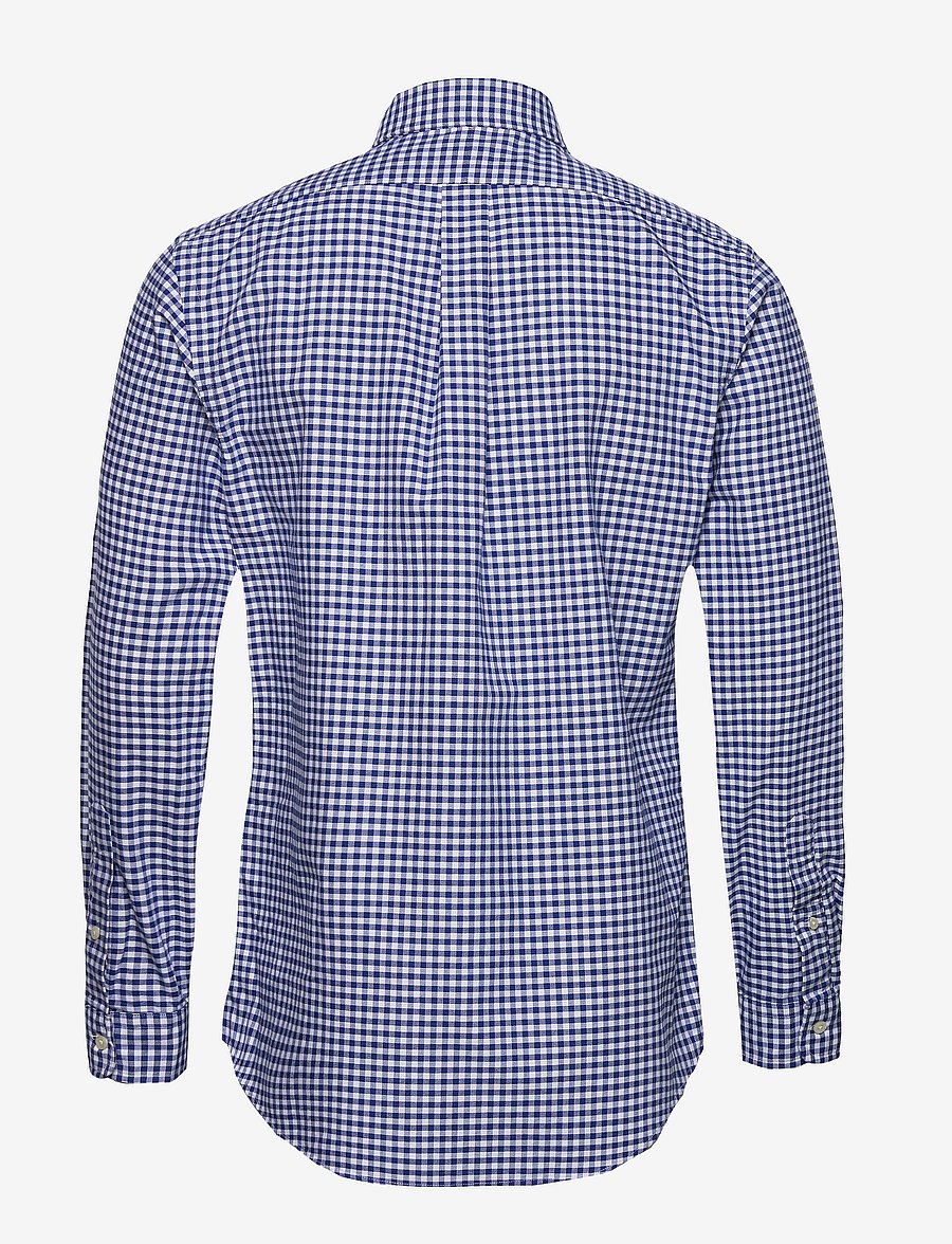Polo Ralph Lauren - Custom Fit Striped Oxford Shirt - oxford-hemden - blue/white gingha - 1