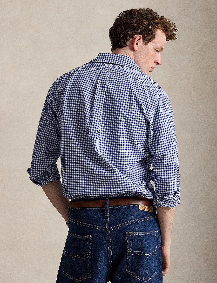 Polo Ralph Lauren - Custom Fit Striped Oxford Shirt - oxford-hemden - blue/white gingha - 2