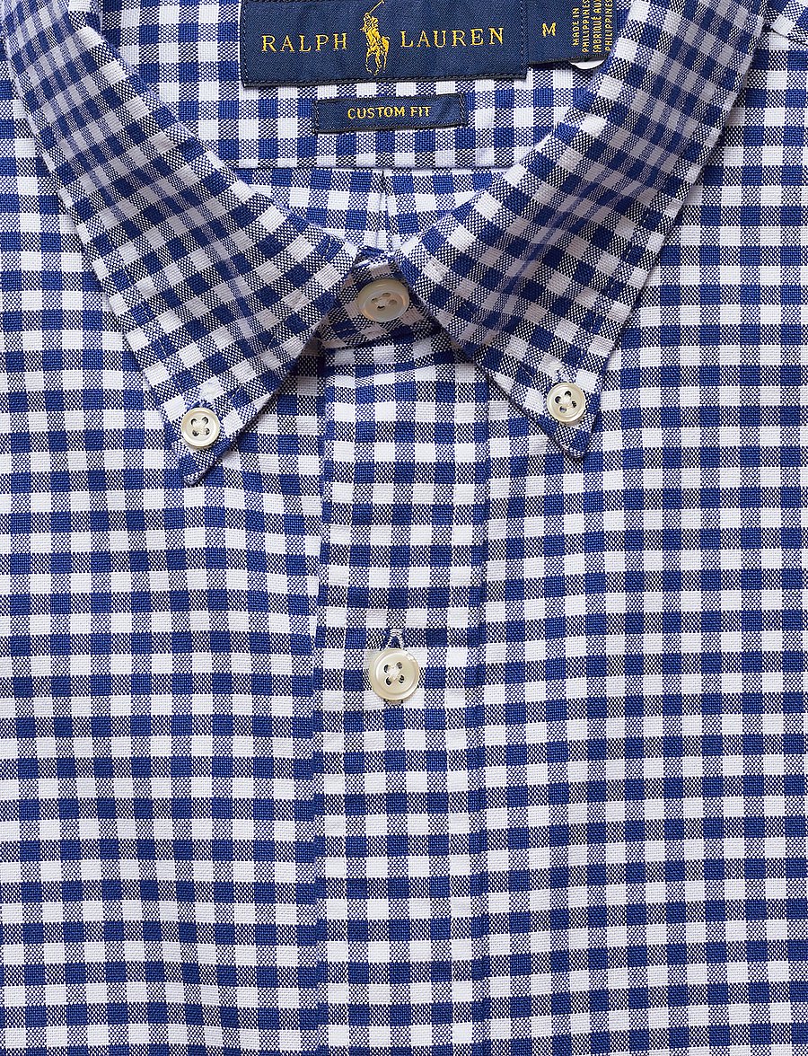 Polo Ralph Lauren - Custom Fit Striped Oxford Shirt - oxford-hemden - blue/white gingha - 3
