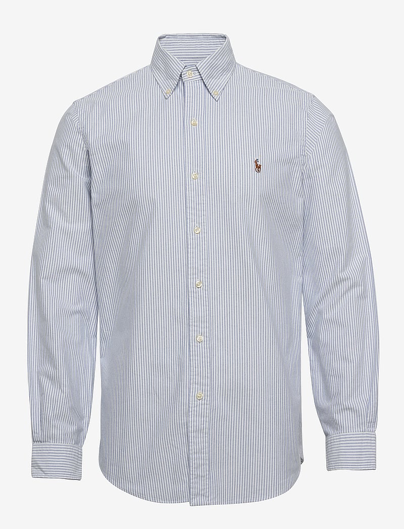 Polo Ralph Lauren - Custom Fit Oxford Shirt - basic skjortor - blue/white stripe - 1