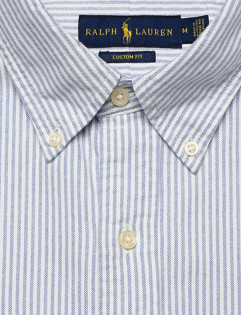 Polo Ralph Lauren - Custom Fit Oxford Shirt - basic skjortor - blue/white stripe - 3