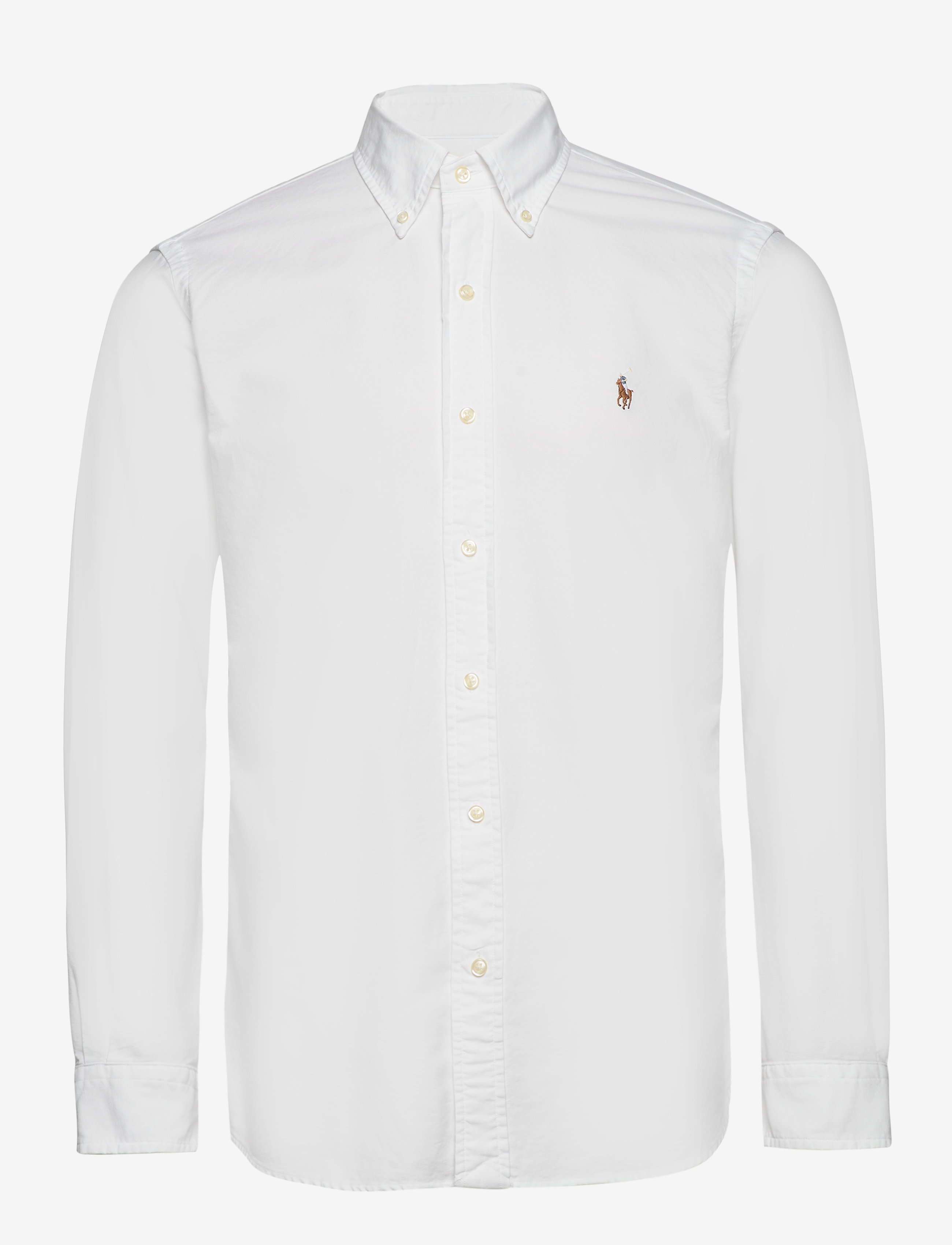 Polo Ralph Lauren - Custom Fit Striped Oxford Shirt - oxford shirts - white - 2