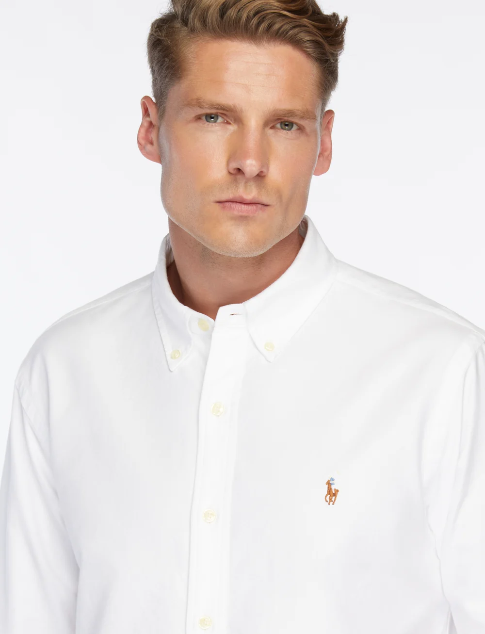 Polo Ralph Lauren - Custom Fit Oxford Shirt - basic-hemden - white - 5