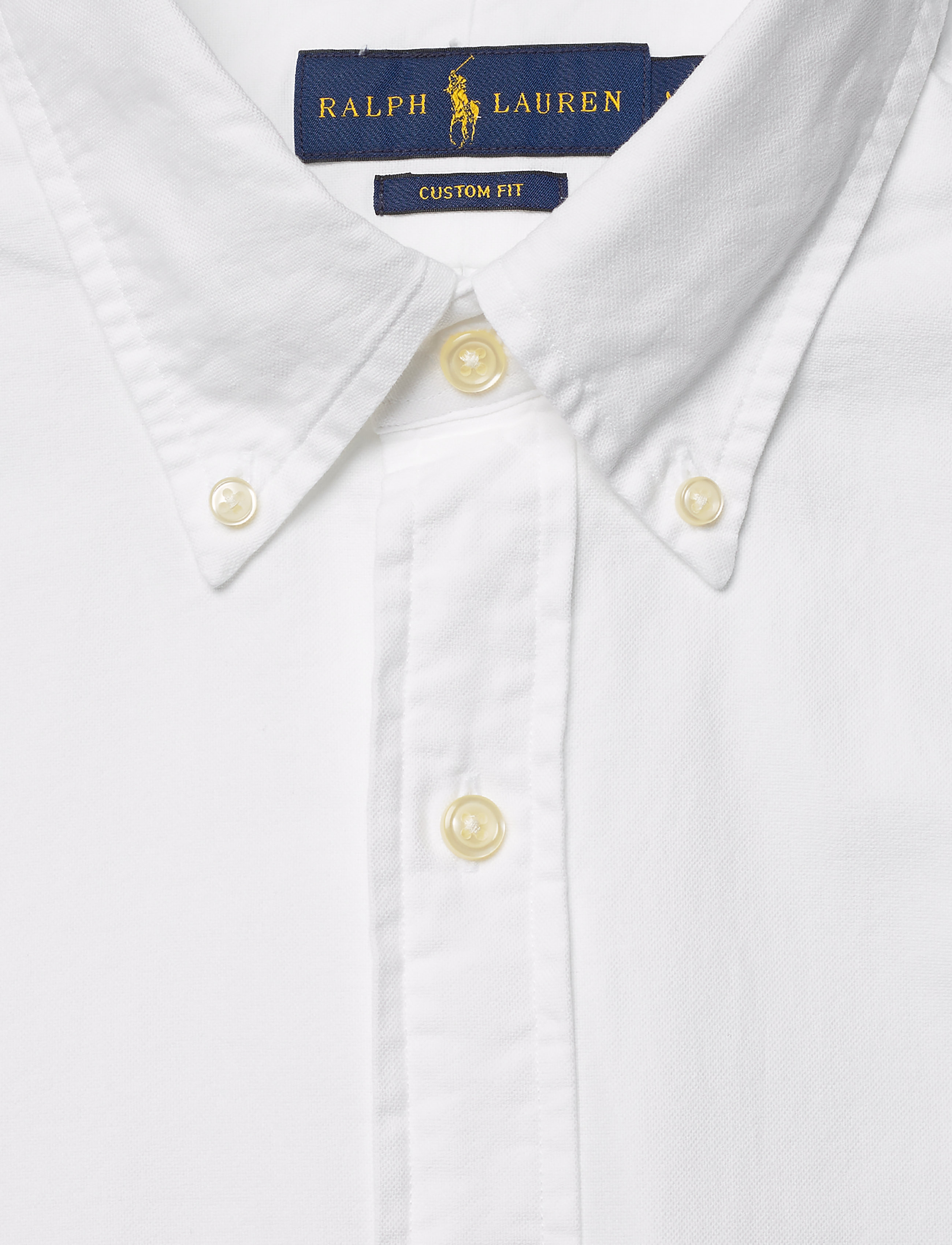 Polo Ralph Lauren - Custom Fit Striped Oxford Shirt - oxford shirts - white - 4