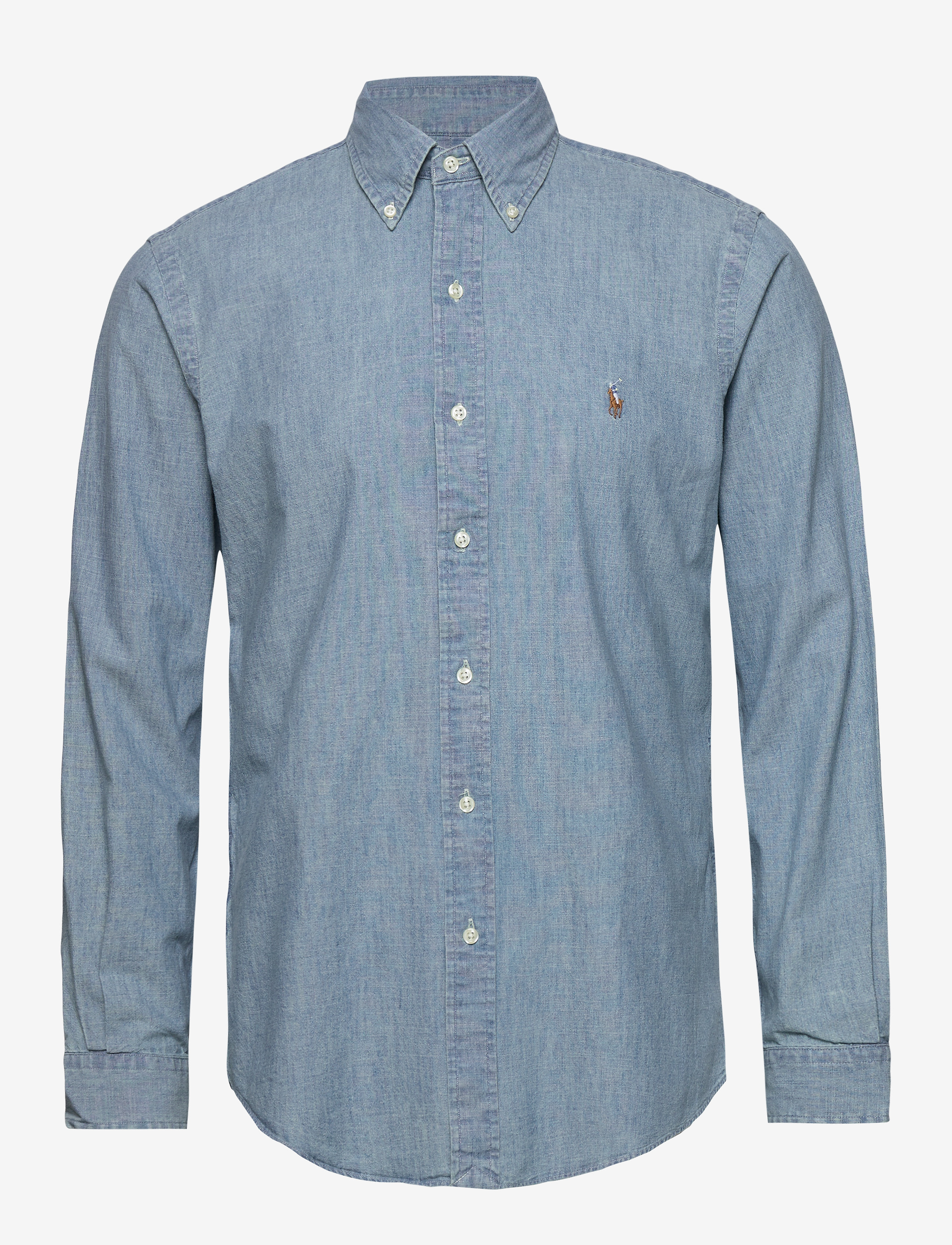 Custom Fit Chambray Shirt - CHAMBRAY