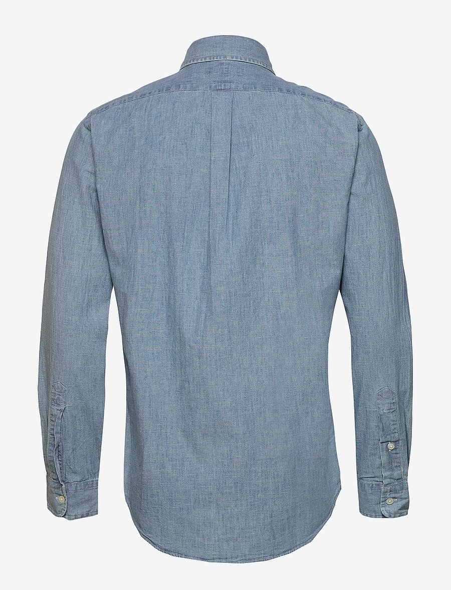 Polo Ralph Lauren - Custom Fit Chambray Shirt - teksasärgid - chambray - 2
