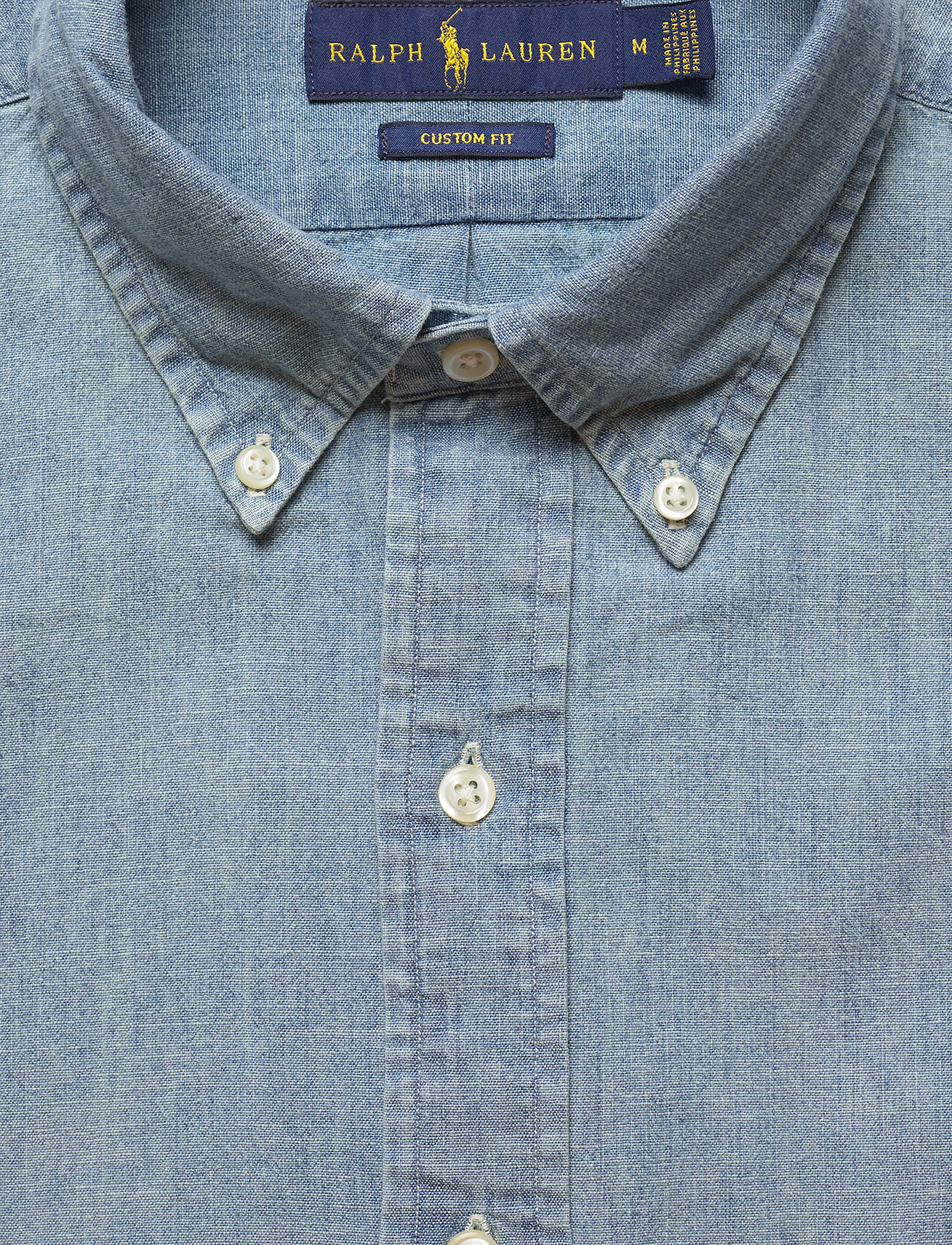 Polo Ralph Lauren - Custom Fit Chambray Shirt - denim shirts - chambray - 3