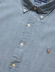 Polo Ralph Lauren - Custom Fit Chambray Shirt - jeansskjortor - chambray - 4