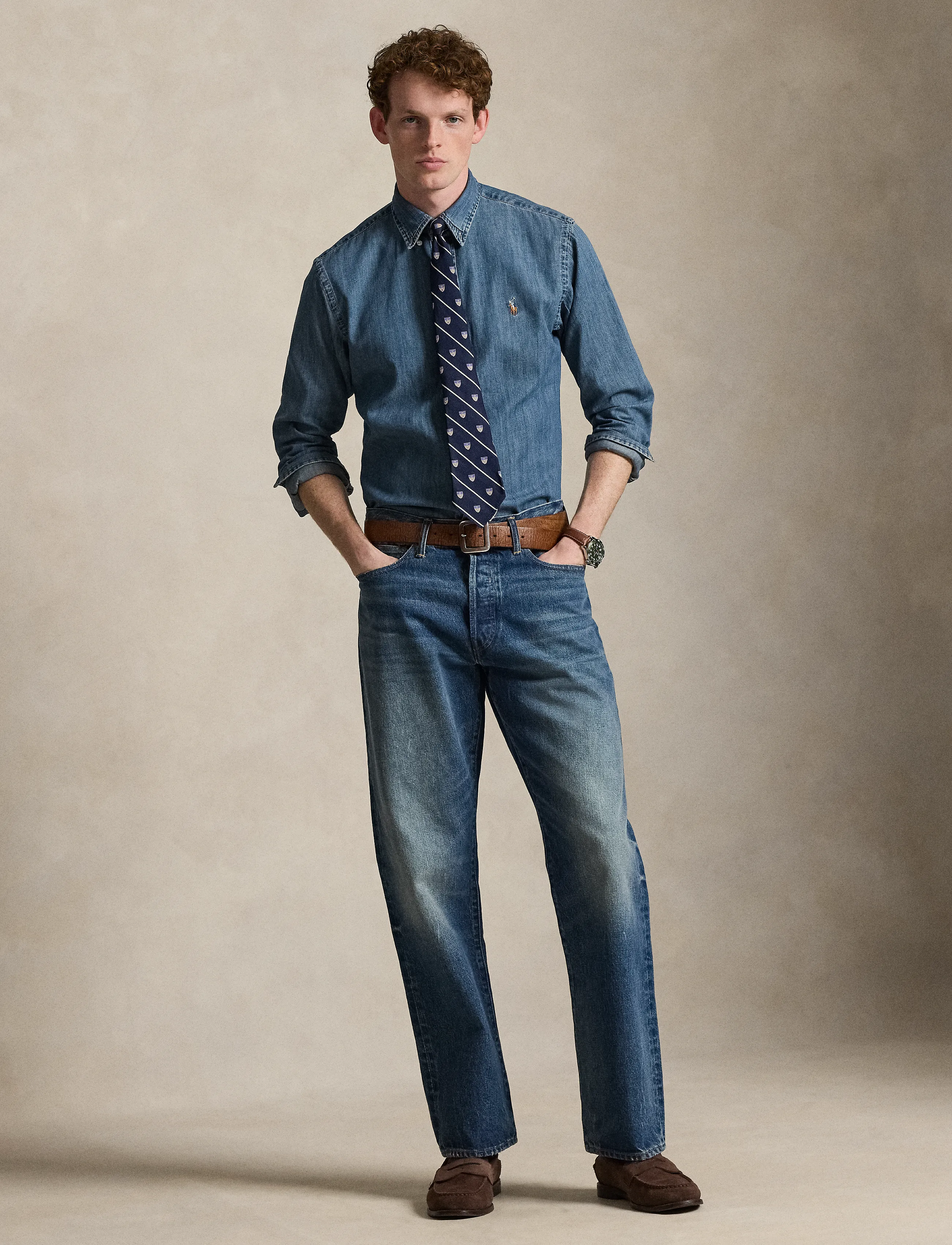 Polo Ralph Lauren Custom Fit Denim Shirt - Tøj - DENIM / blue
