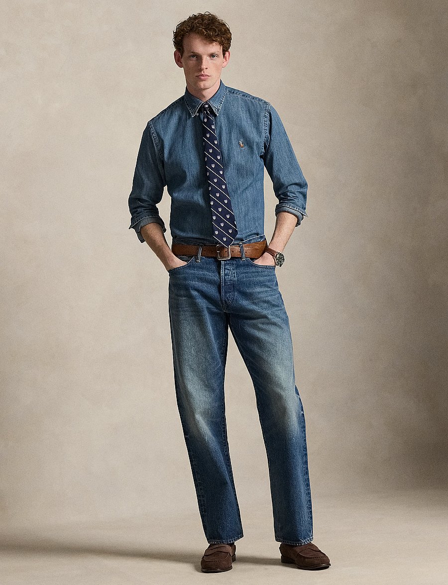 Polo Ralph Lauren - Custom Fit Denim Shirt - casual hemden - denim - 0
