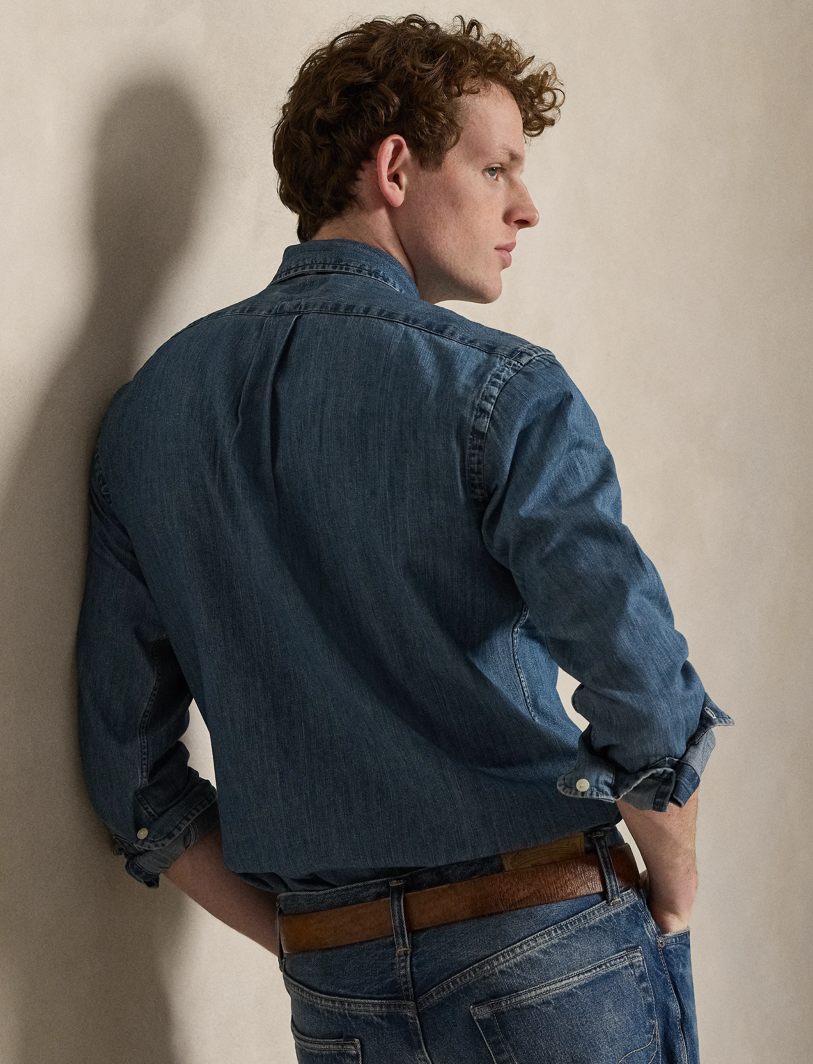 Polo Ralph Lauren - Custom Fit Denim Shirt - teksasärgid - denim - 3