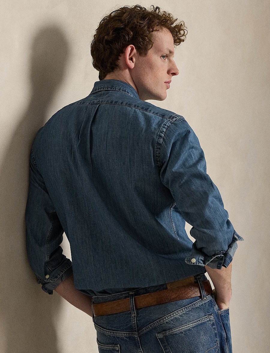 Polo Ralph Lauren - Custom Fit Denim Shirt - casual hemden - denim - 3
