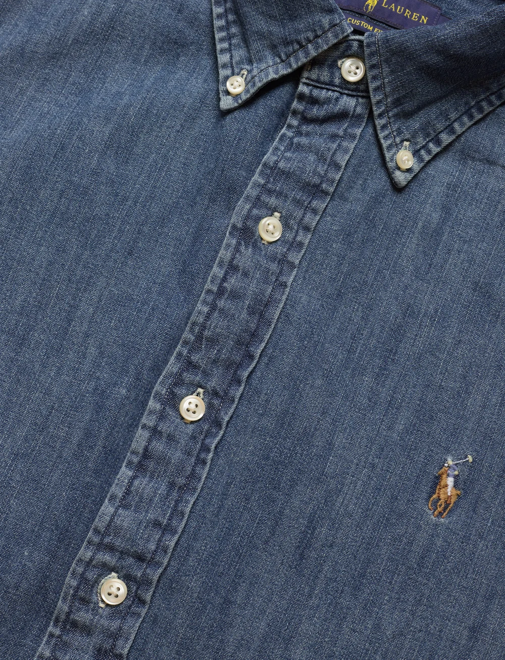 Polo Ralph Lauren - Custom Fit Denim Shirt - basic-hemden - denim - 4