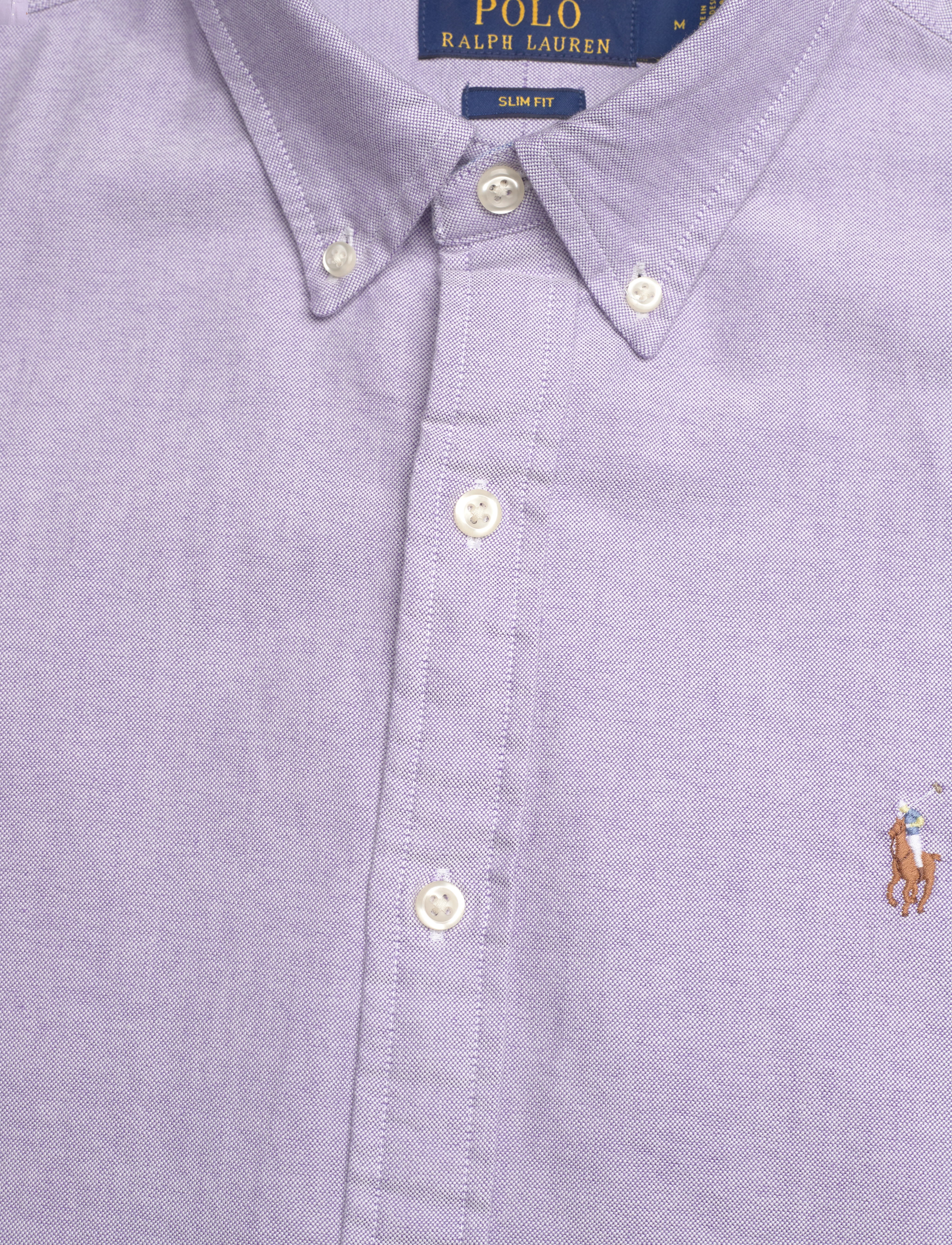 Polo Ralph Lauren - Slim Fit Oxford Shirt - oxford-skjortor - 4070a thistle - 2