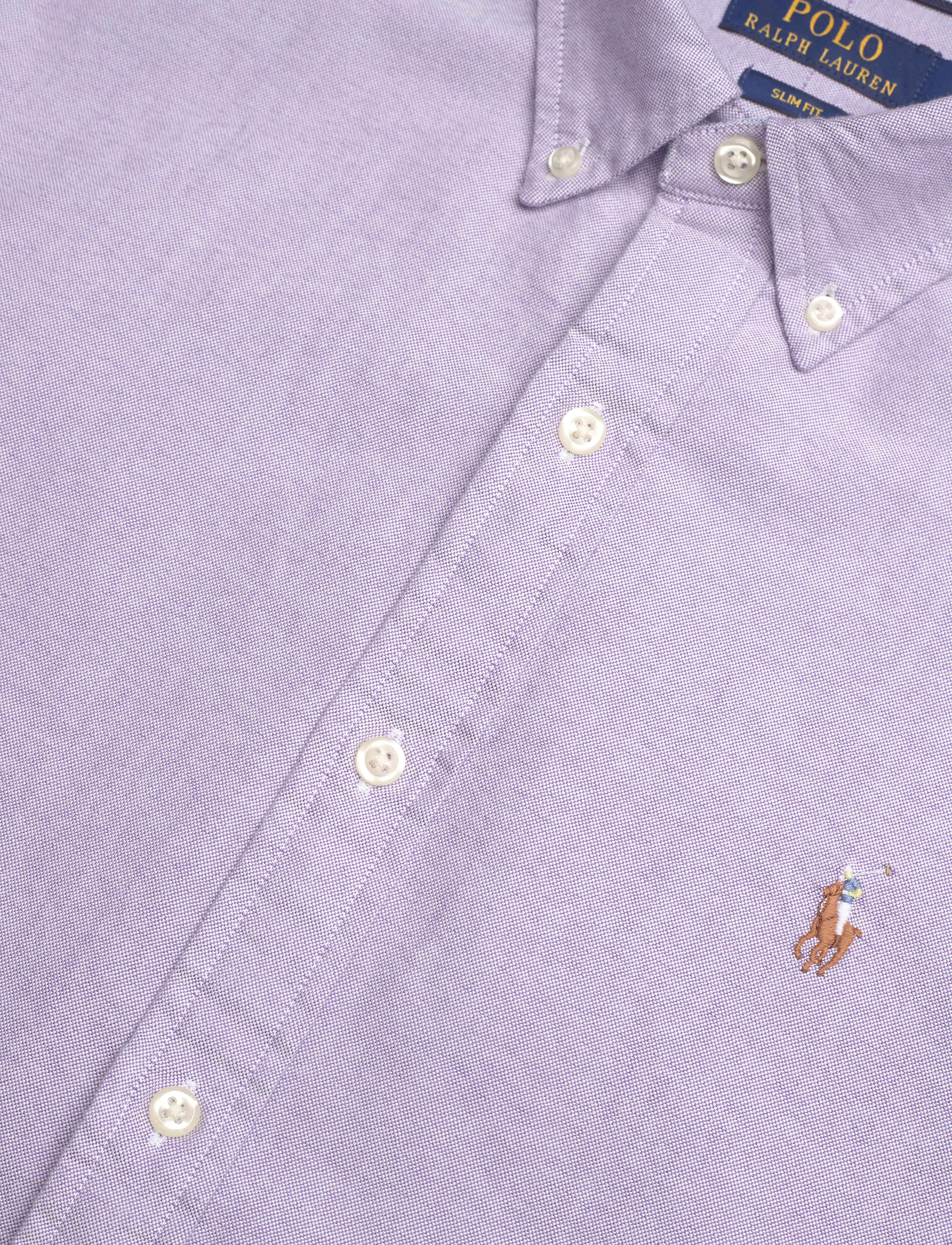 Polo Ralph Lauren - Slim Fit Oxford Shirt - oxford-skjortor - 4070a thistle - 3