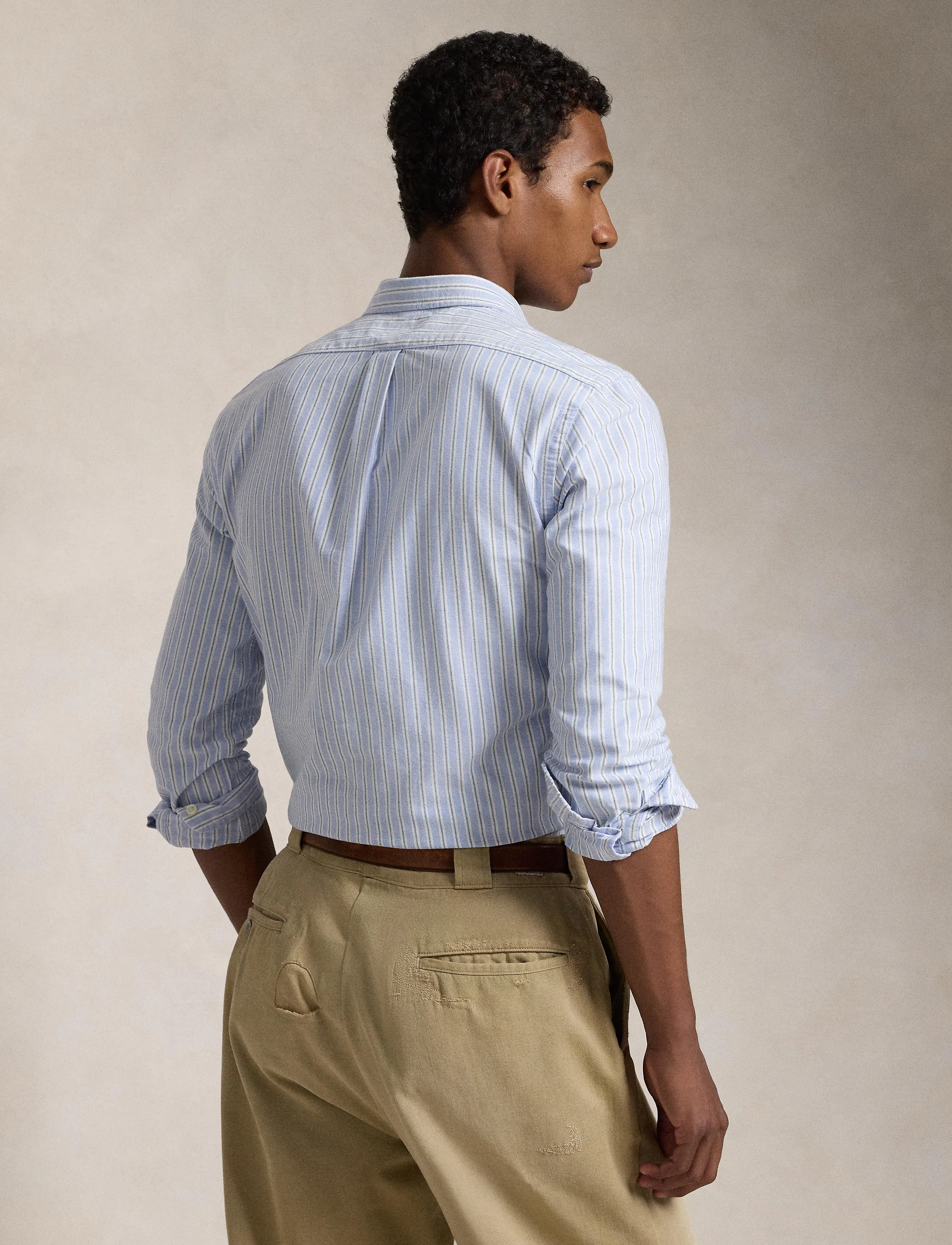 Polo Ralph Lauren - Slim Fit Oxford Shirt - oxford shirts - 4331a blue/white - 3