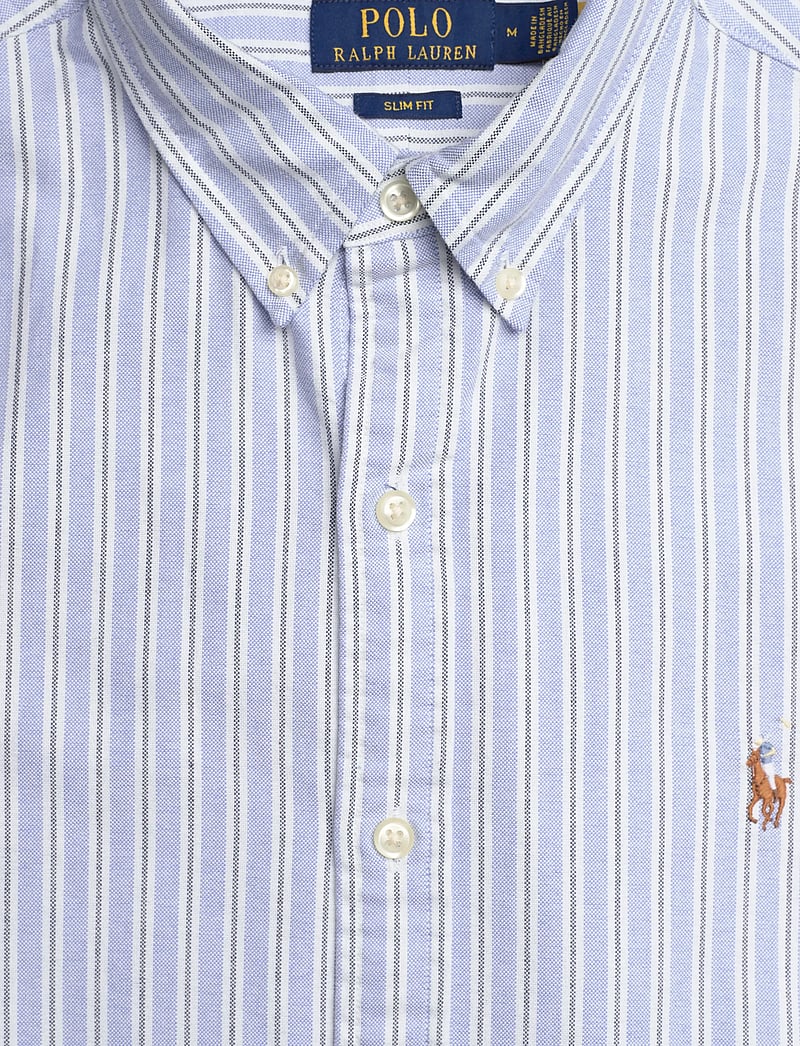 Polo Ralph Lauren - Slim Fit Oxford Shirt - basic skjortor - 4331a blue/white - 2