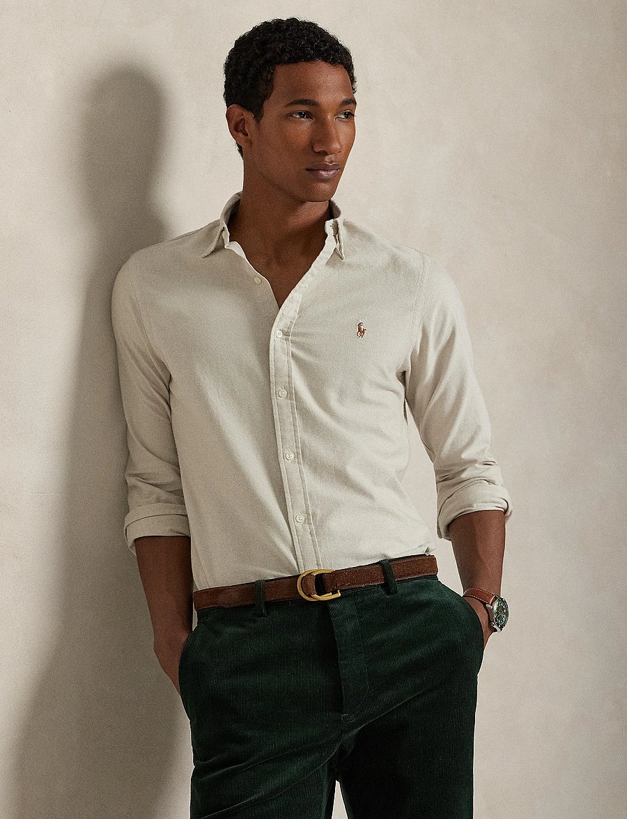 Polo Ralph Lauren - Slim Fit Oxford Shirt - oxford-hemden - coastal beige - 3