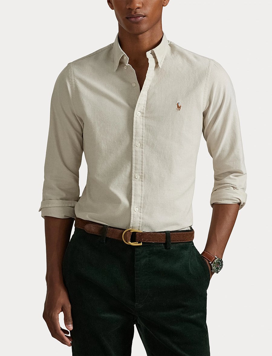 Polo Ralph Lauren - Slim Fit Oxford Shirt - oxford-hemden - coastal beige - 5