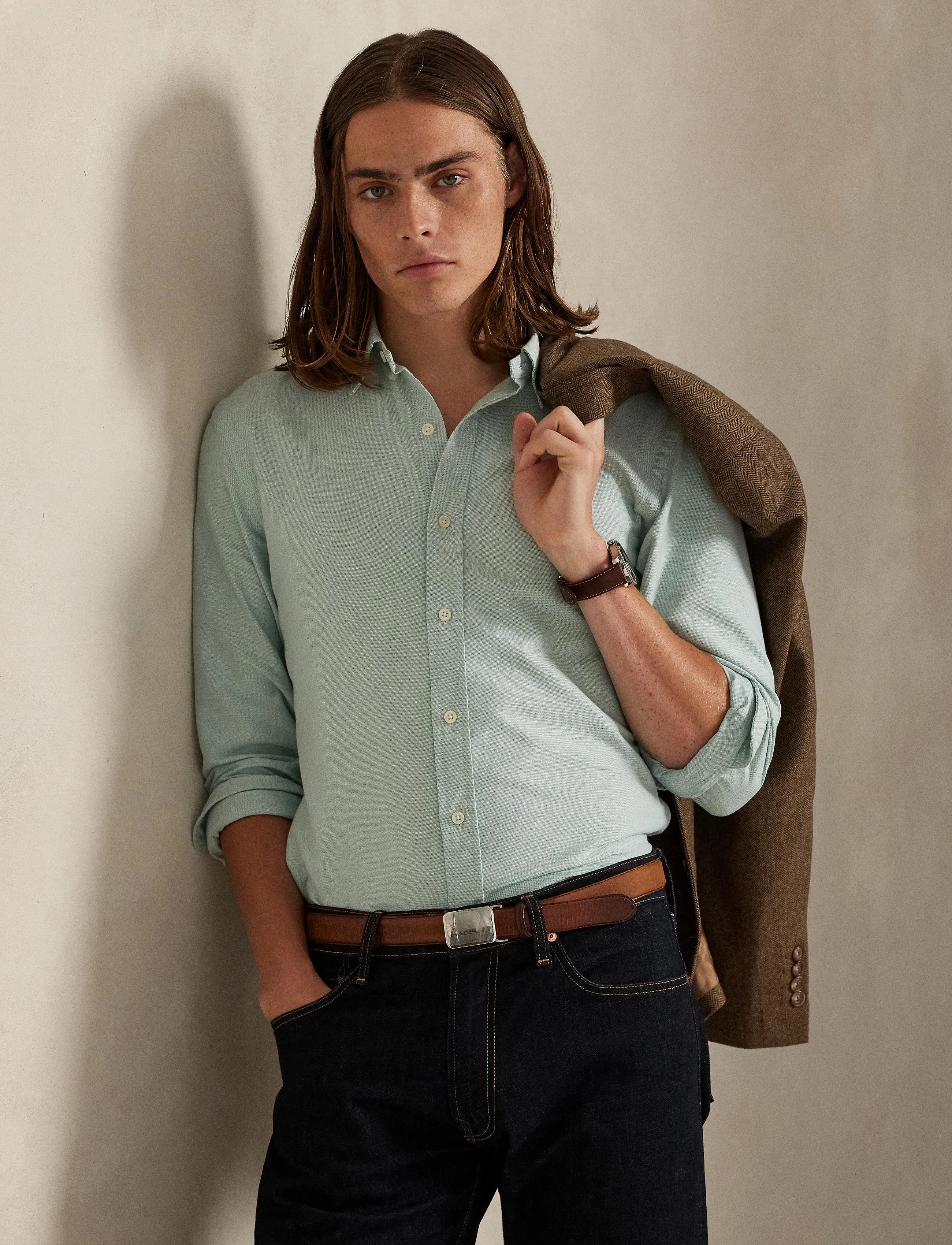Polo Ralph Lauren - Slim Fit Oxford Shirt - oxford skjorter - lovat - 3