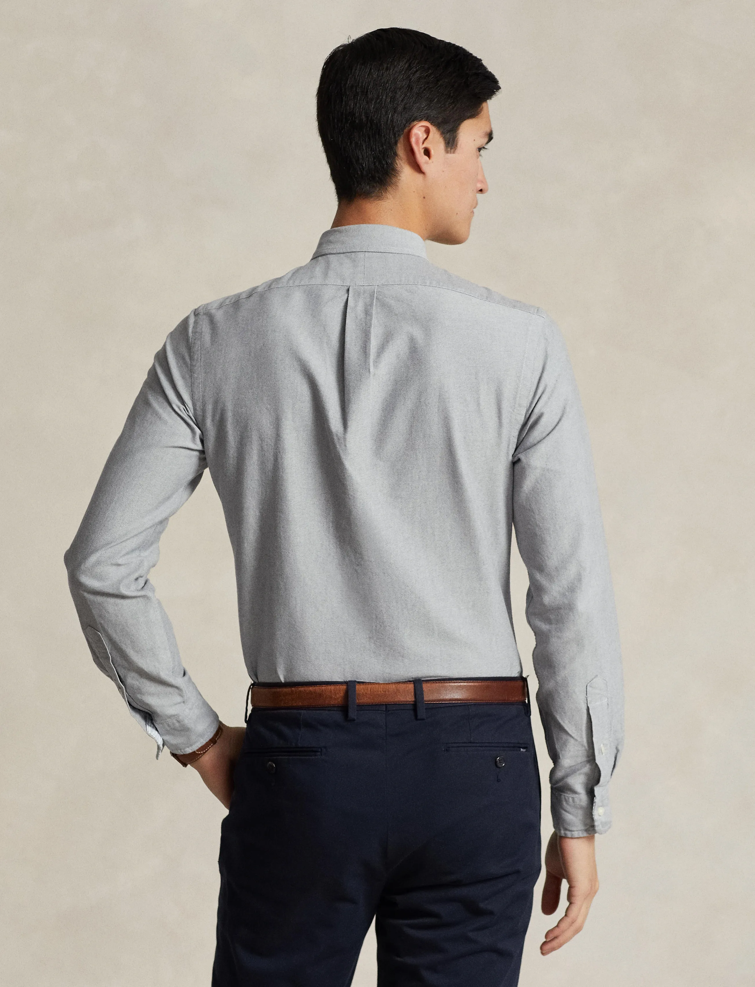 Polo Ralph Lauren - Slim Fit Oxford Shirt - oxford-skjortor - slate - 3