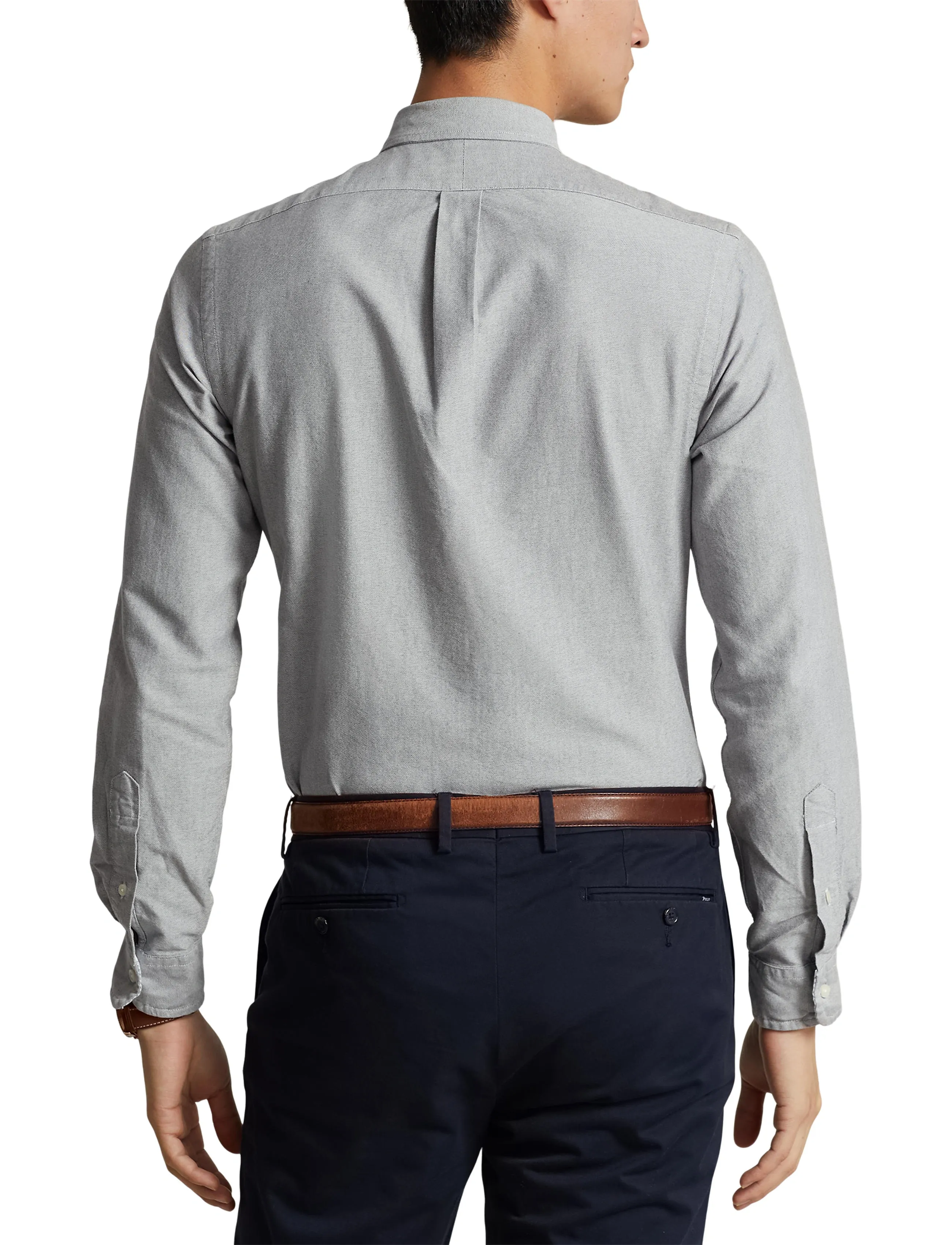 Polo Ralph Lauren - Slim Fit Oxford Shirt - oxford-skjortor - slate - 4