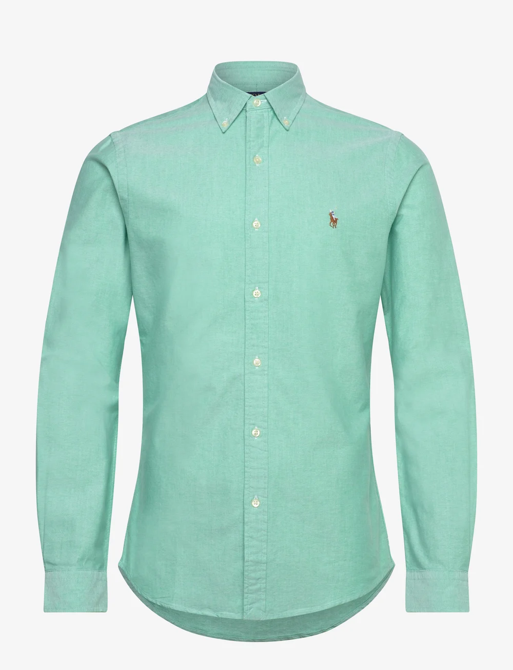 Polo Ralph Lauren - Slim Fit Oxford Shirt - basic shirts - summer emerald - 0