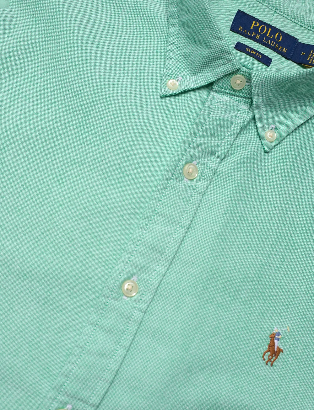 Polo Ralph Lauren - Slim Fit Oxford Shirt - basic shirts - summer emerald - 3