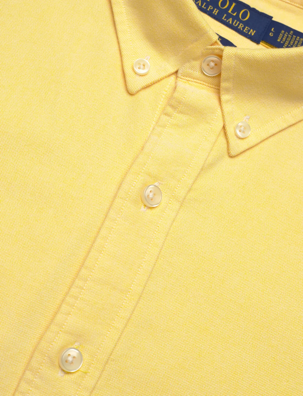 Polo Ralph Lauren - OXFORD-SLBDPPCS - basic skjorter - yellow oxford - 4