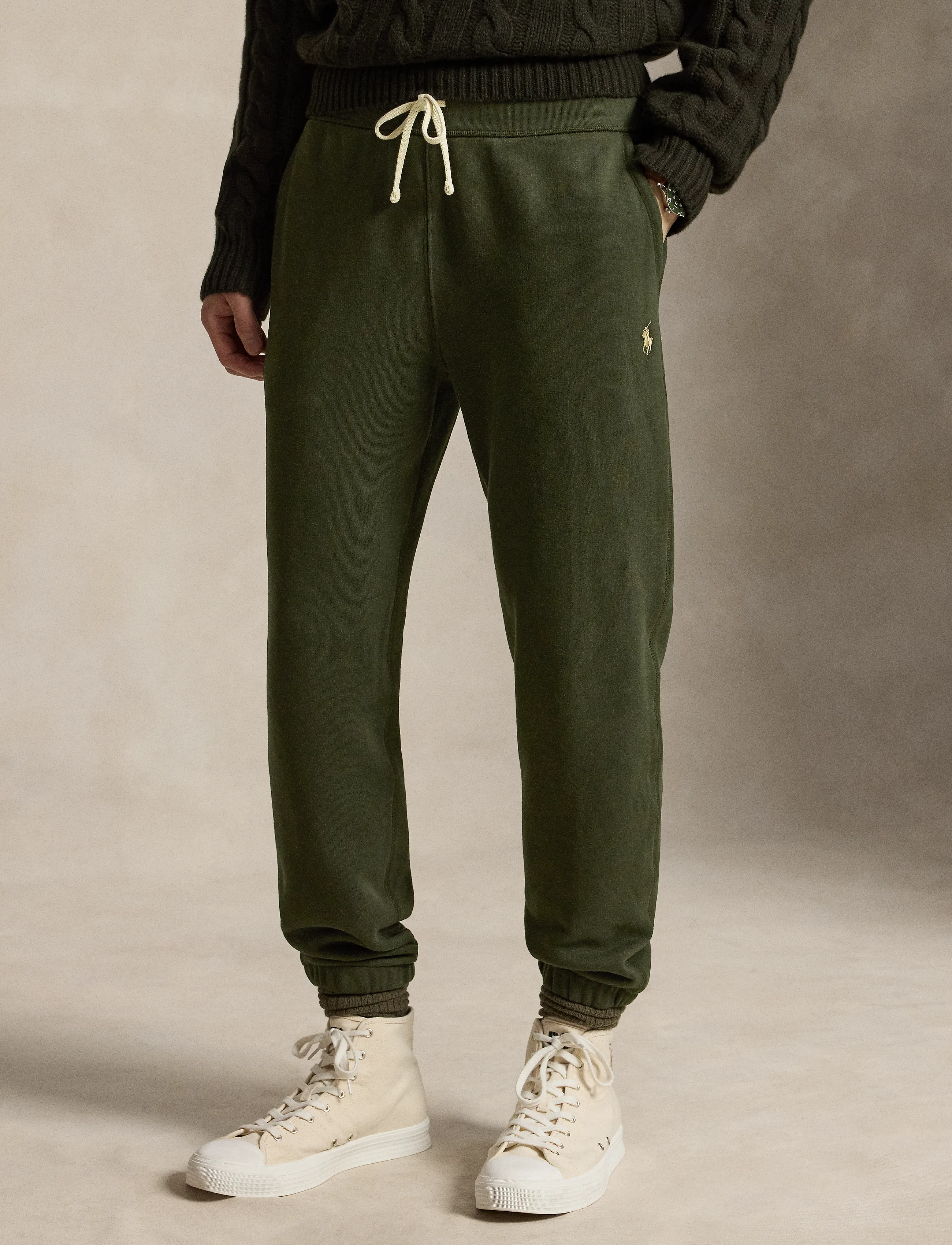Polo Ralph Lauren - The RL Fleece Sweatpant - shop efter anledning - company olive - 4