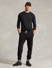 Polo Ralph Lauren - The RL Fleece Tracksuit Bottoms - sportiska stila bikses - polo black - 2