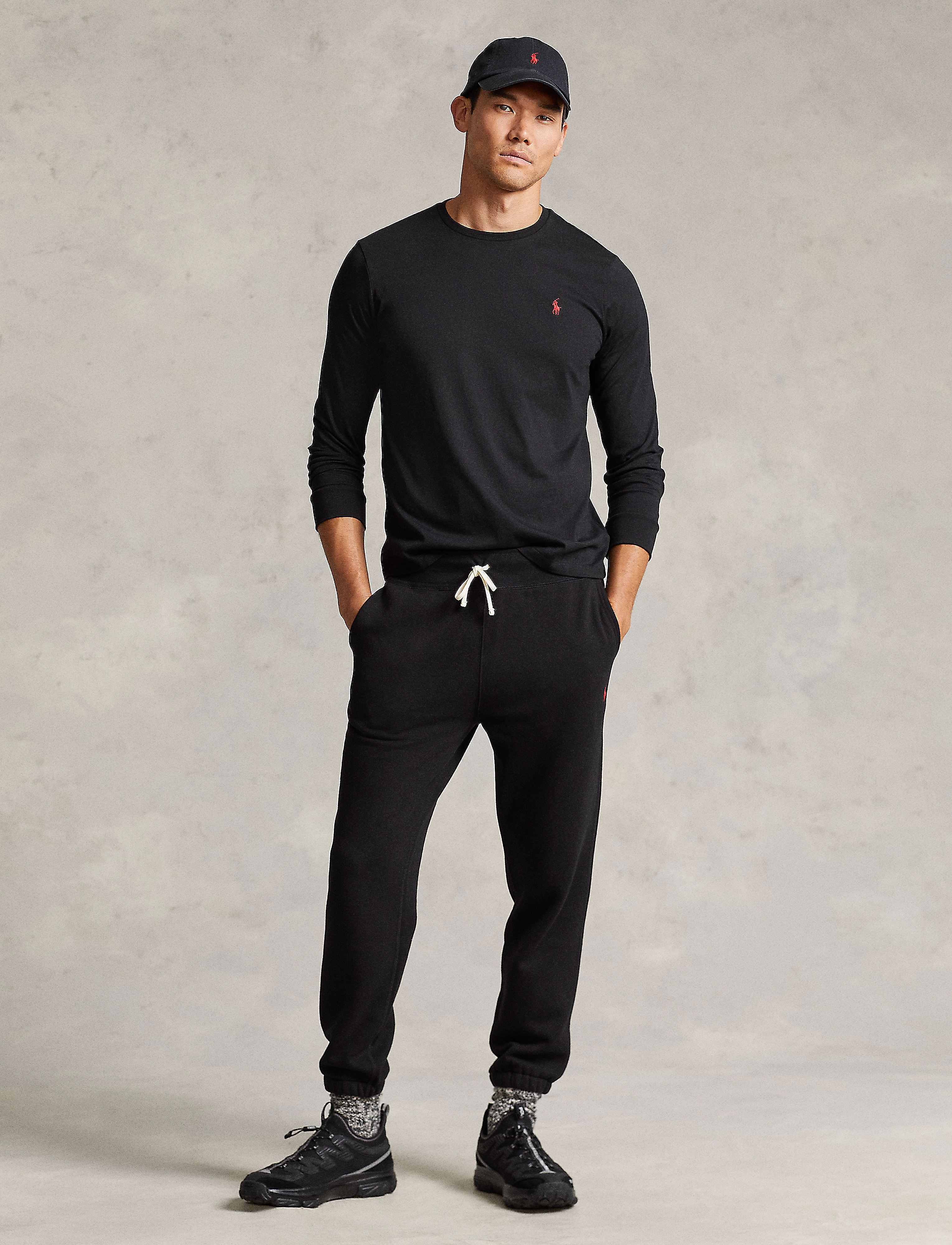 Polo Ralph Lauren The RL Fleece Sweatpant - Preppy - POLO BLACK / black