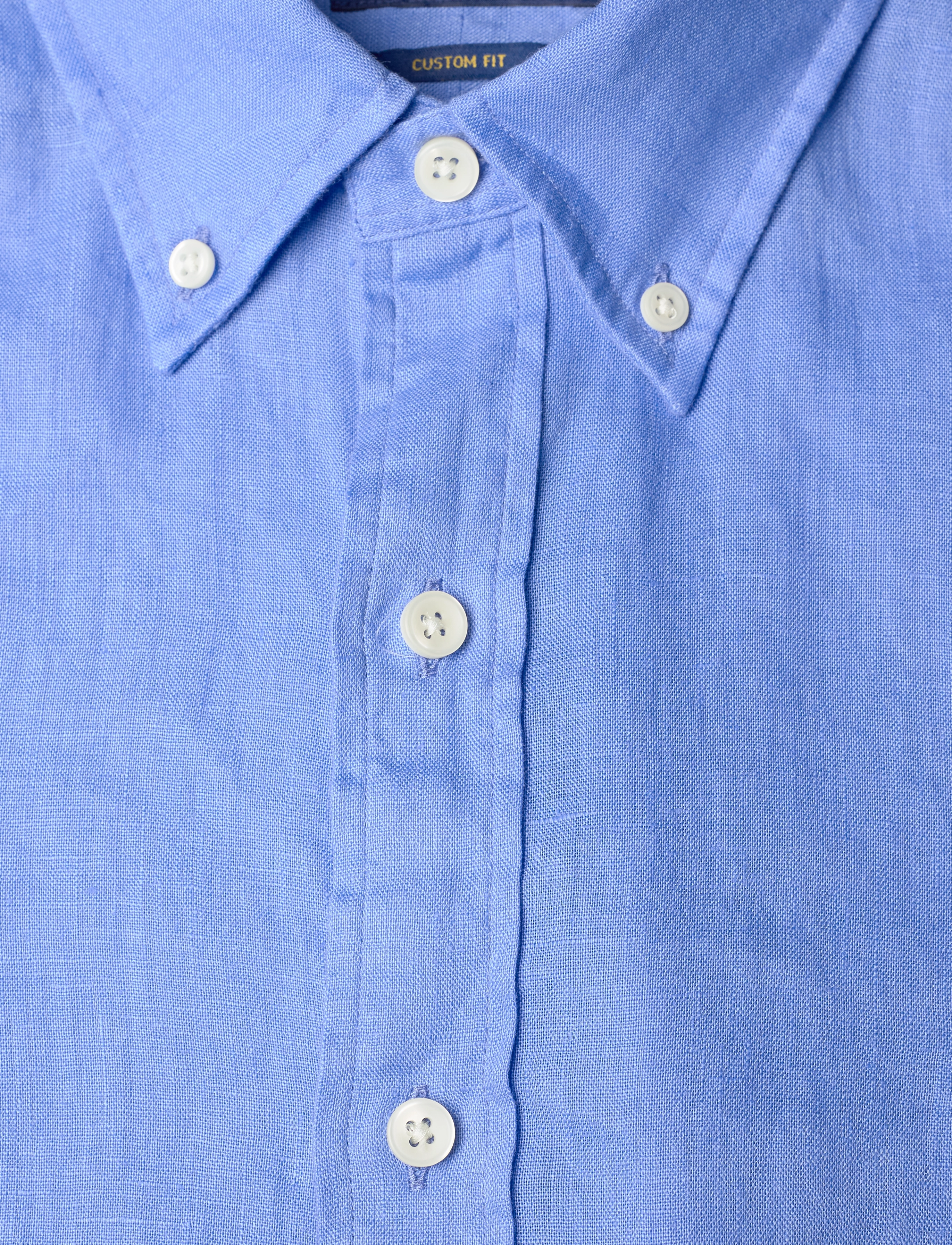Polo Ralph Lauren - Custom Fit Linen Shirt - harbor island blu - 3