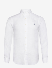 Polo Ralph Lauren - Custom Fit Linen Shirt - chemises décontractées - white - 1