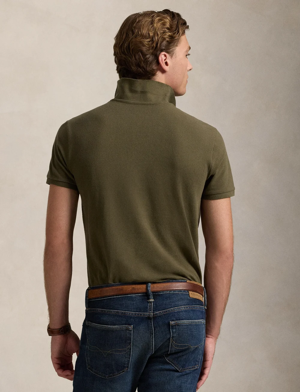 Polo Ralph Lauren - Slim Fit Mesh Polo Shirt - kortærmede poloer - canopy olive/c222 - 2