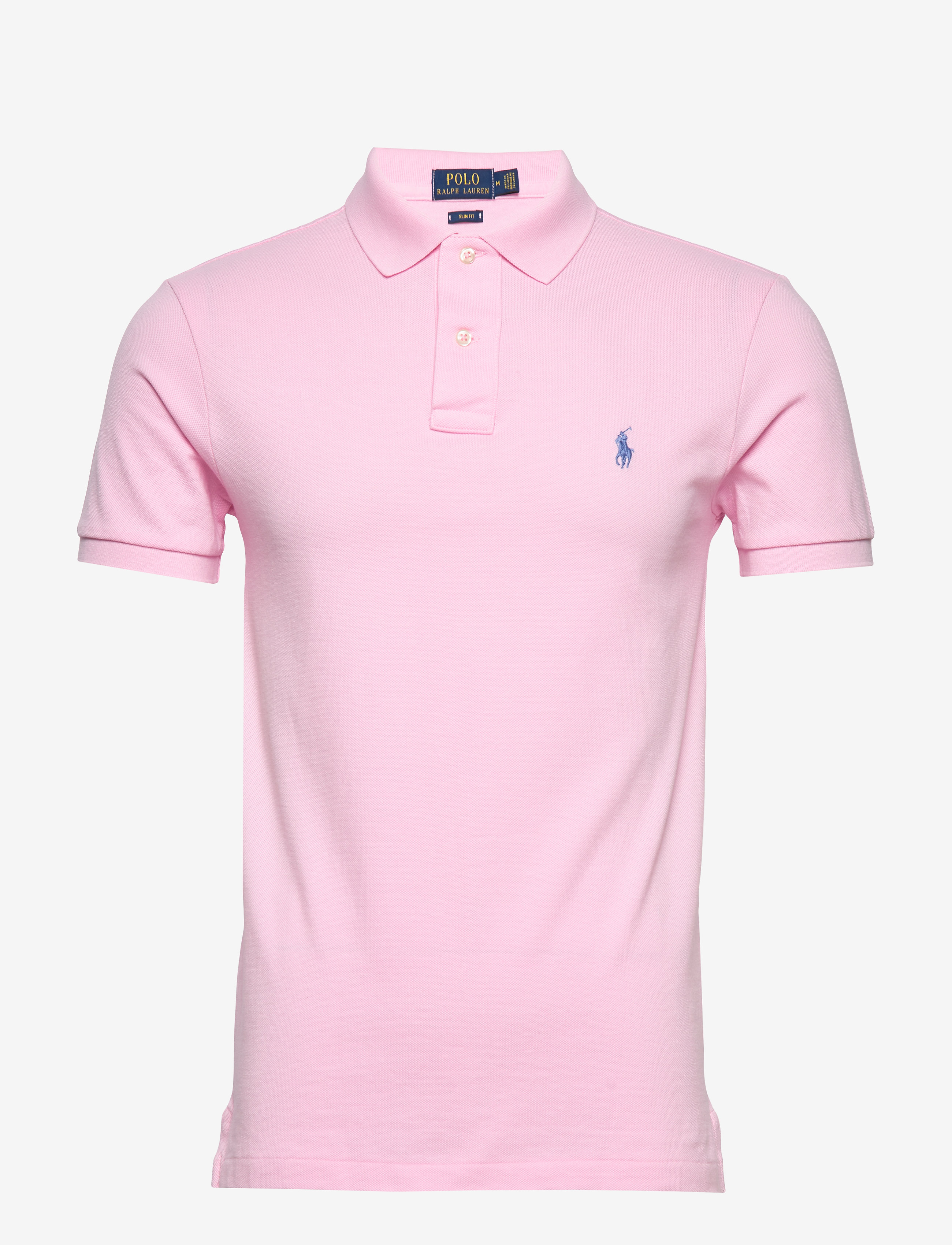 Polo Ralph Lauren Slim Fit Mesh Polo Shirt - Tøj - CARMEL PINK/C7349 / pink/rose