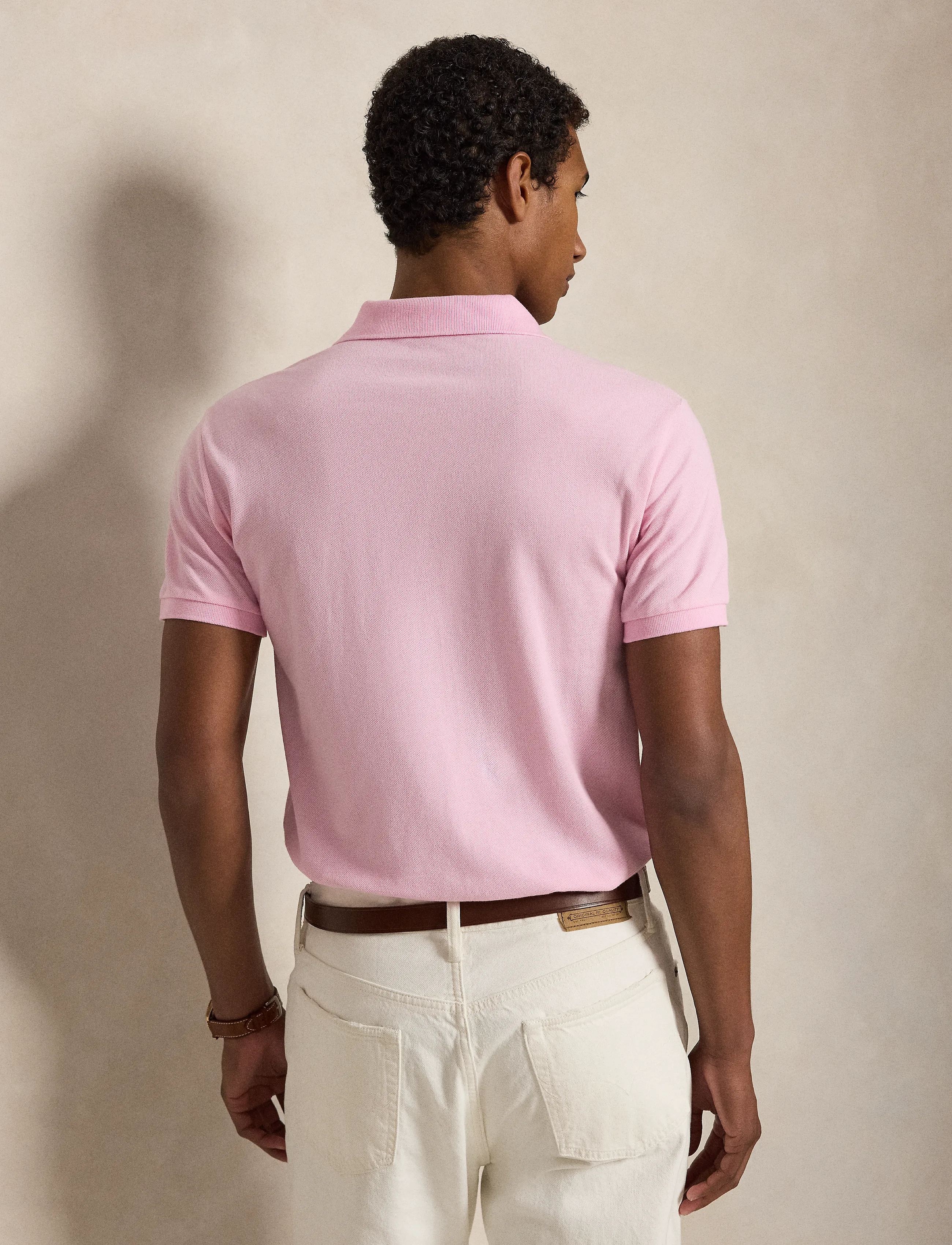Slim Fit Mesh Polo Shirt 2