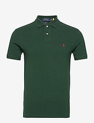 Slim Fit Mesh Polo Shirt - COLLEGE GREEN/C39